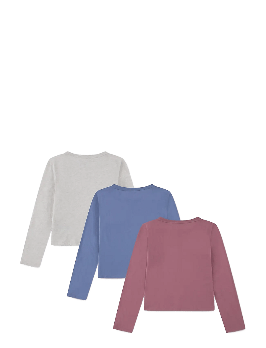 Abercrombie Kids - 3E-3PK LS TEE - langärmelig - mesa rose - 1