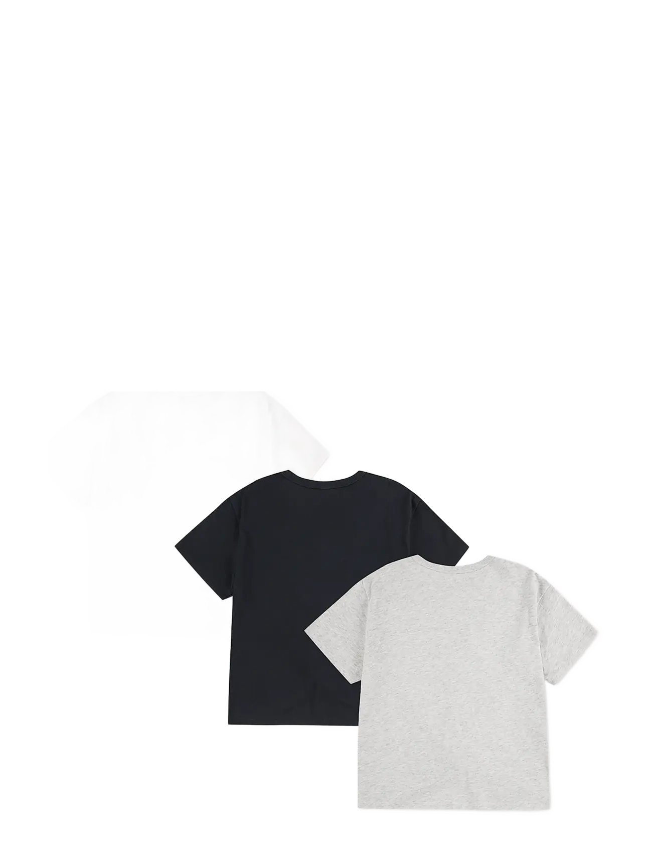Abercrombie Kids - 3T-3PK SS TEE - kurzärmelige - anf light grey heather - 2