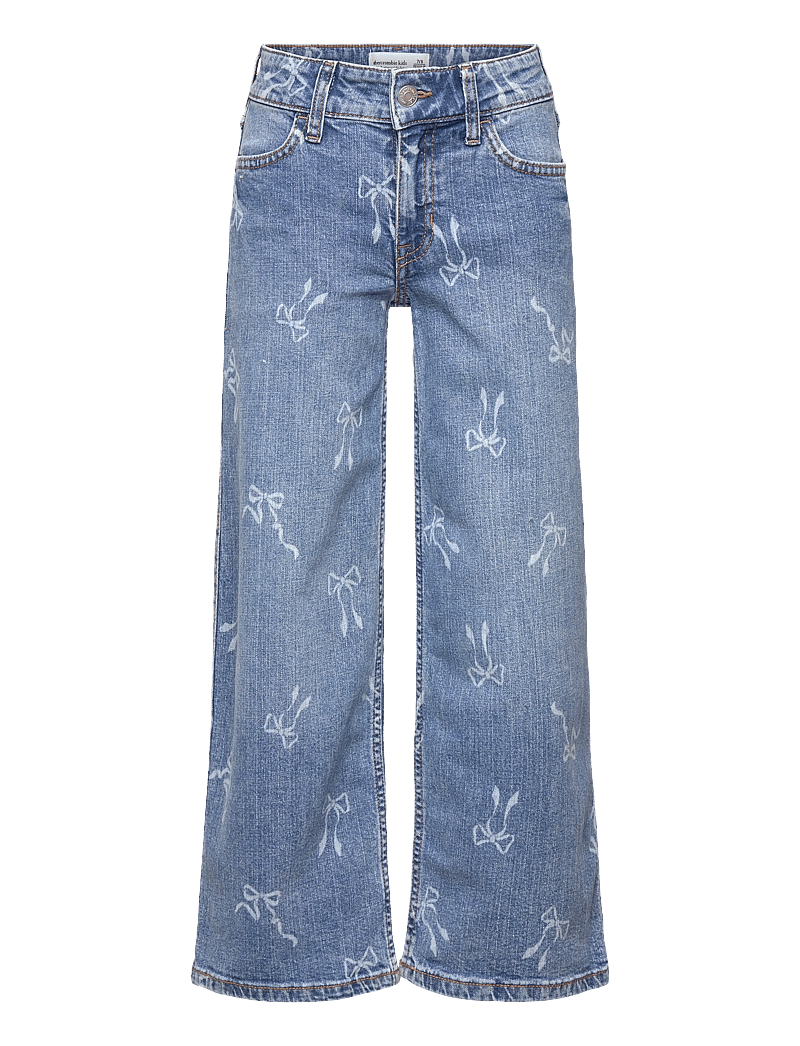 Abercrombie Kids - PX-DENIM PANTS - hosen mit weitem bein - anf dusk - 0