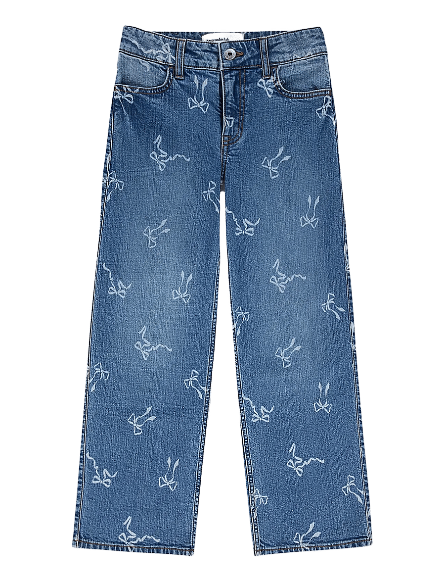 Abercrombie Kids - PX-DENIM PANTS - hosen mit weitem bein - anf dusk - 1