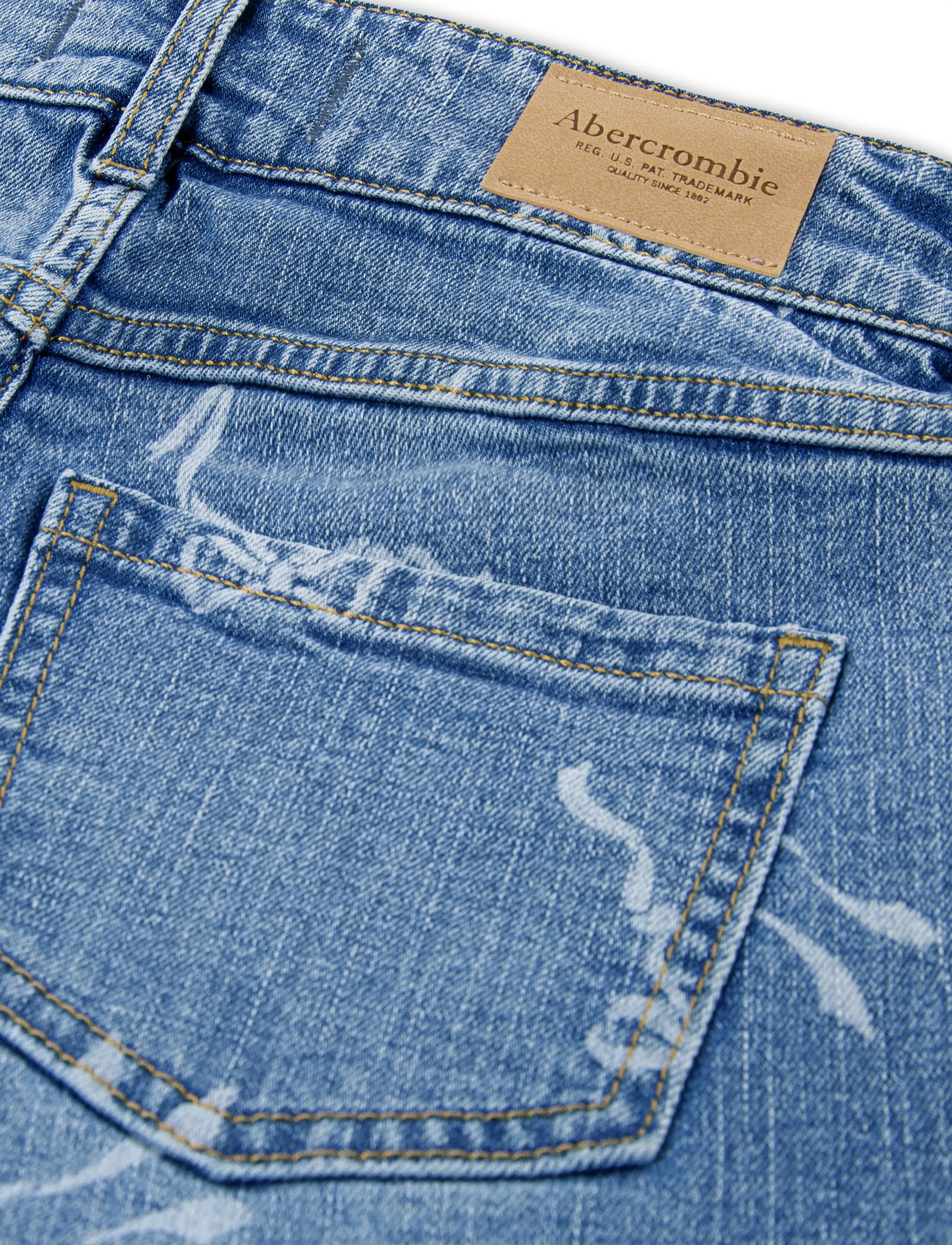 Abercrombie Kids - PX-DENIM PANTS - laiad teksad - anf dusk - 5