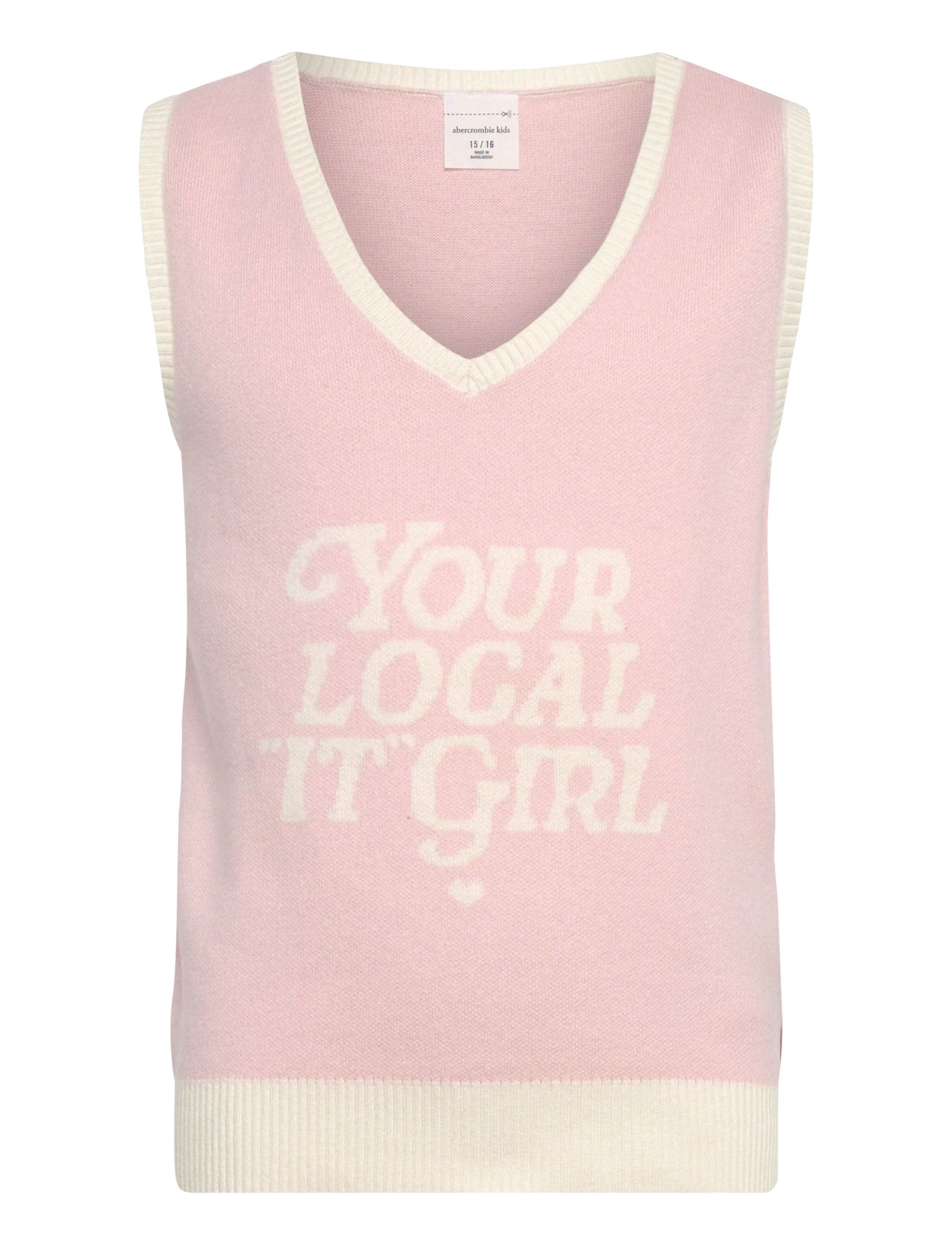 Abercrombie Kids SR-SWEATER - Vaatteet - CHALKPINK / pink/rose