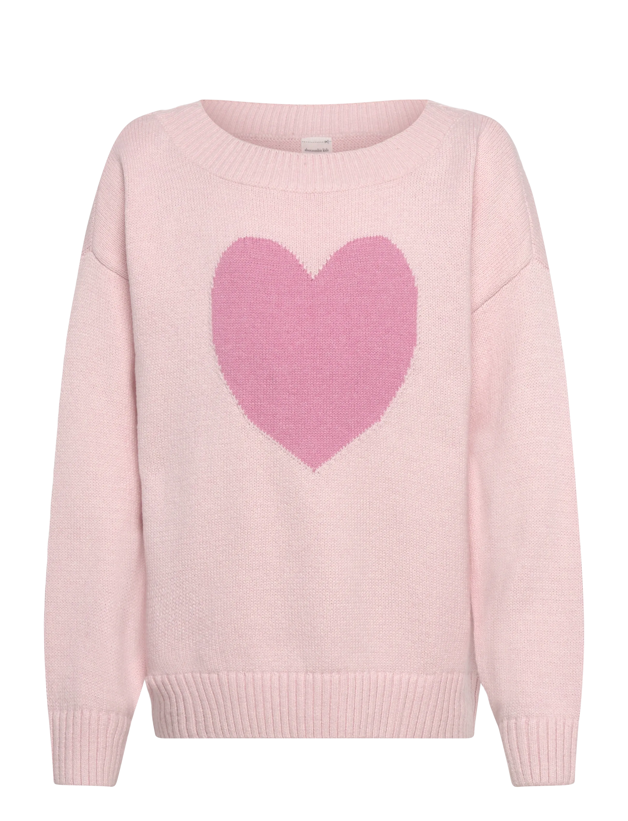 Abercrombie Kids SR-SWEATER - Riided - CHALKPINK / pink/rose
