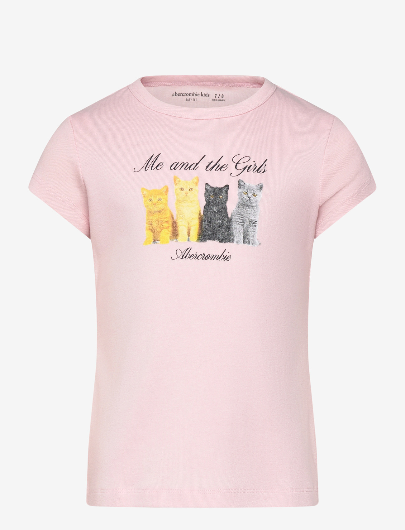 Abercrombie Kids - TE-S/S TEE - kortærmede t-shirts - chalkpink - 0