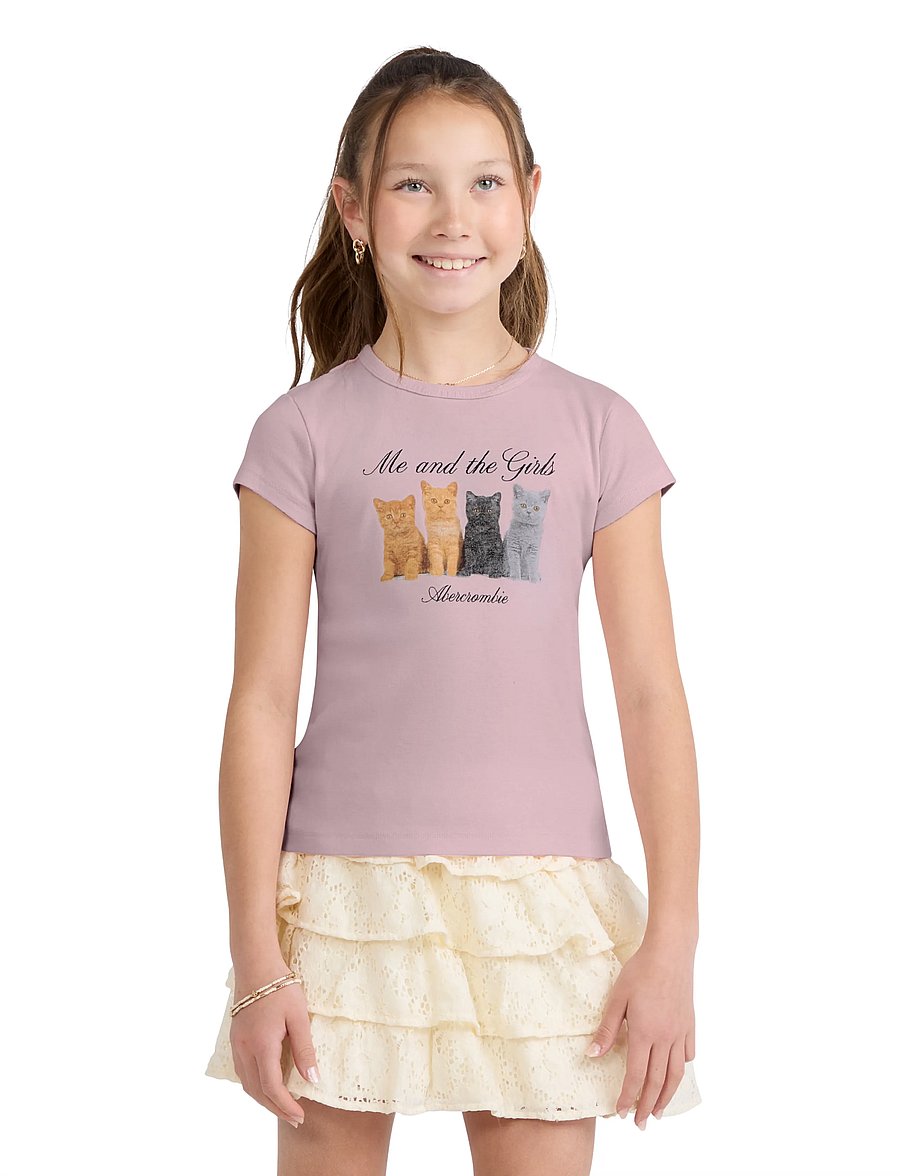 Abercrombie Kids - TE-S/S TEE - kurzärmelige - chalkpink - 0