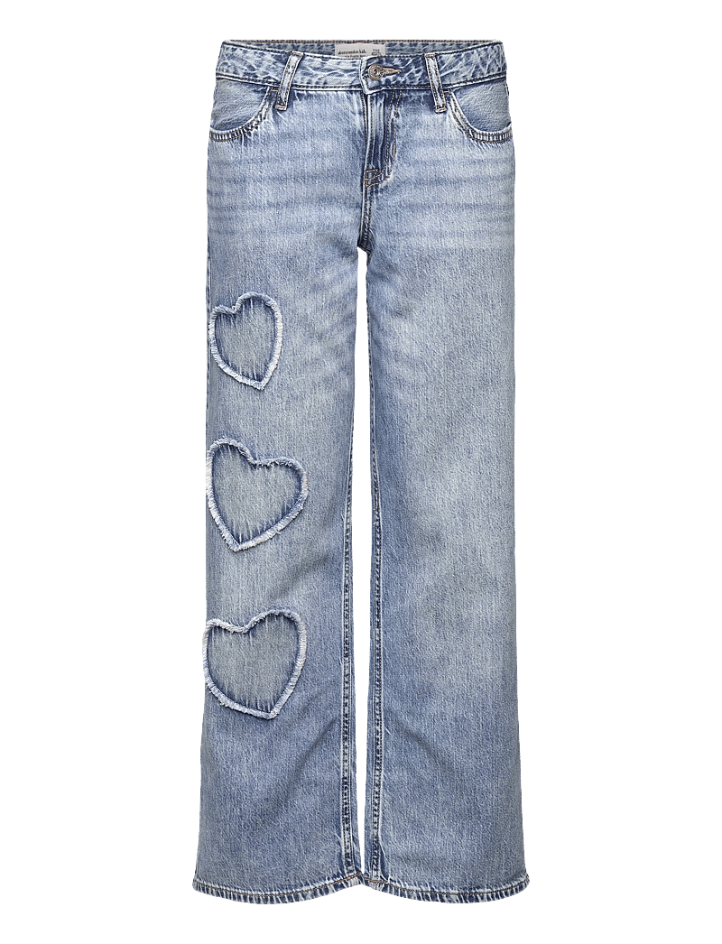 Abercrombie Kids - PX-DENIM PANTS - laia säärega teksad - indigo hearts - 0