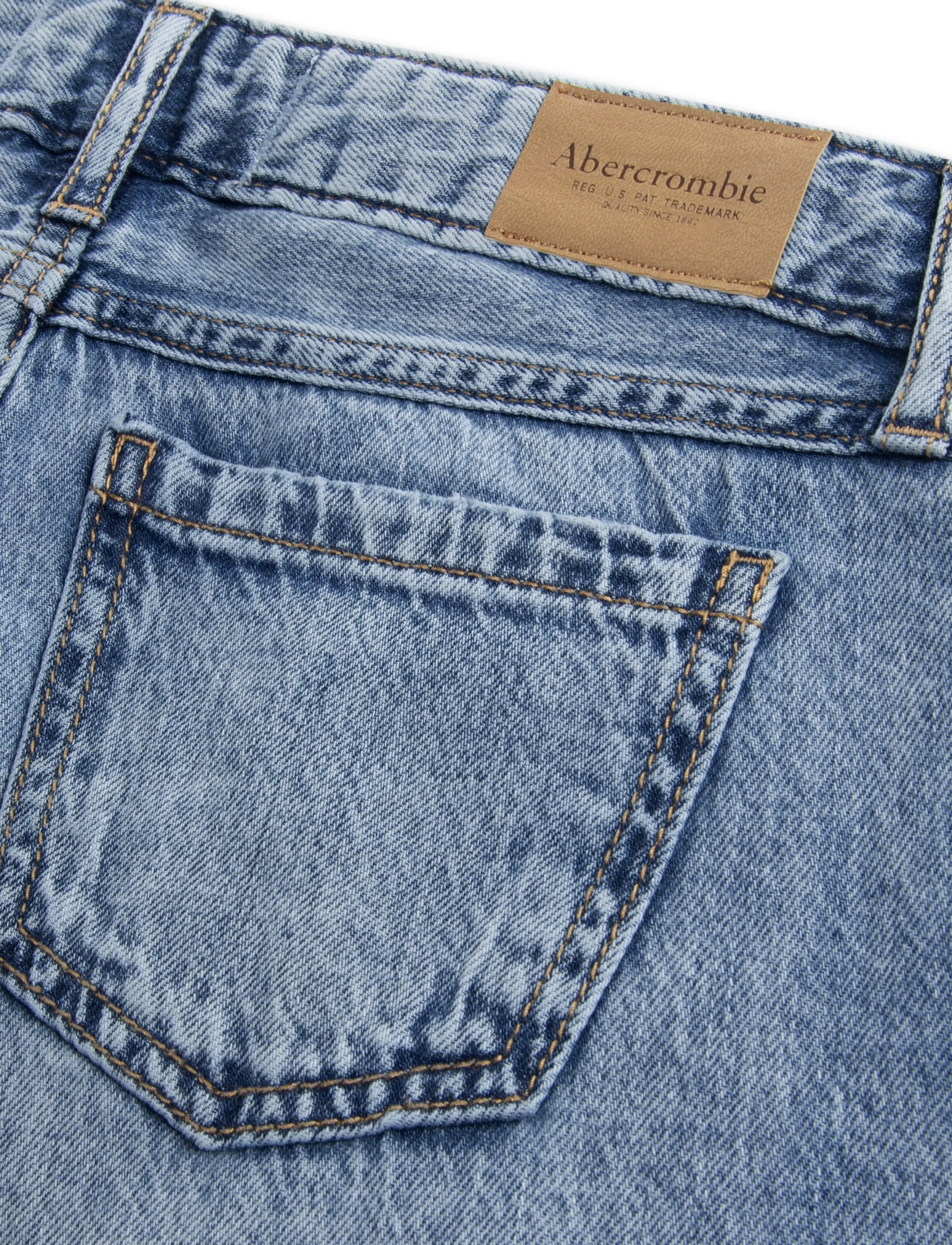 Abercrombie Kids - PX-DENIM PANTS - hosen mit weitem bein - indigo hearts - 3