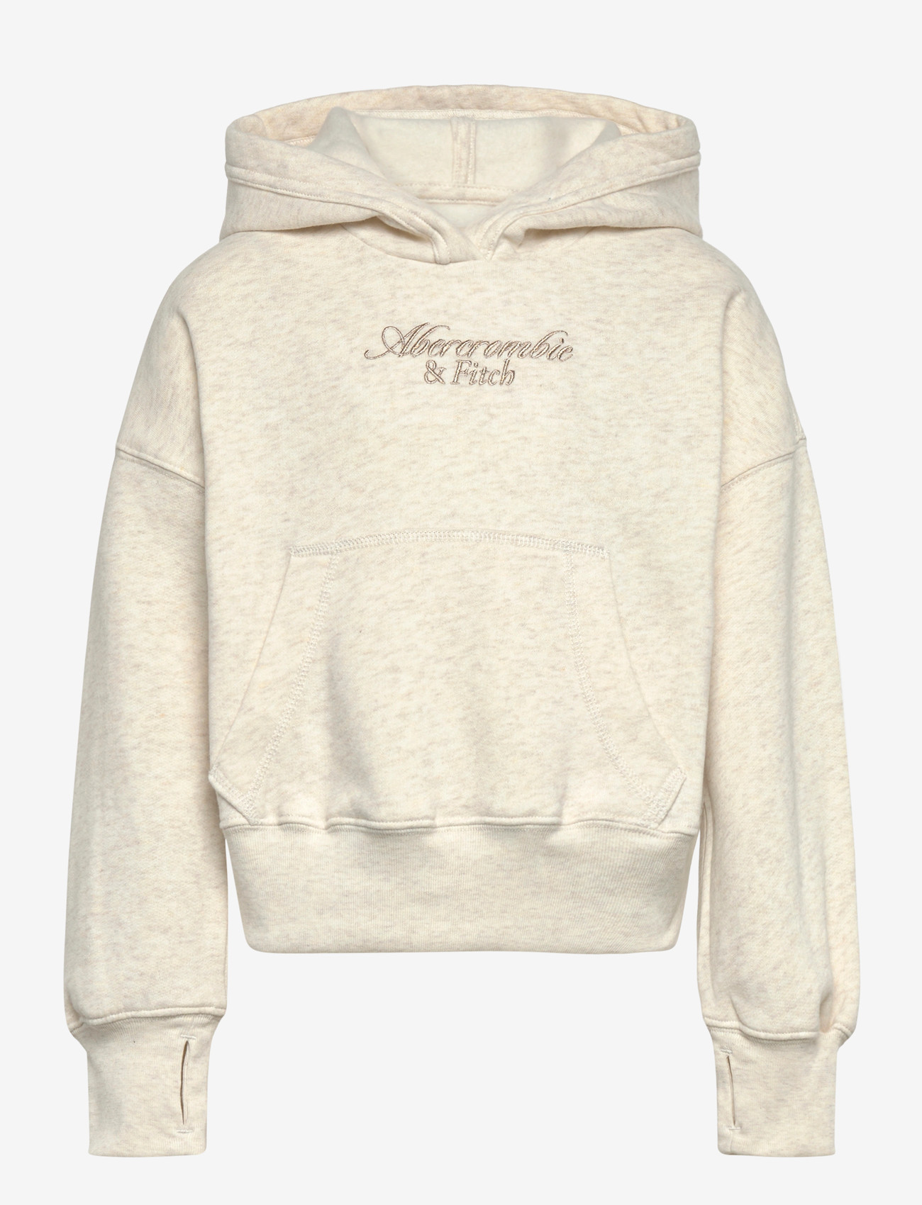 Abercrombie Kids - PO-PULL-OVER HOODY - hoodies - anf oatmeal heather - 0