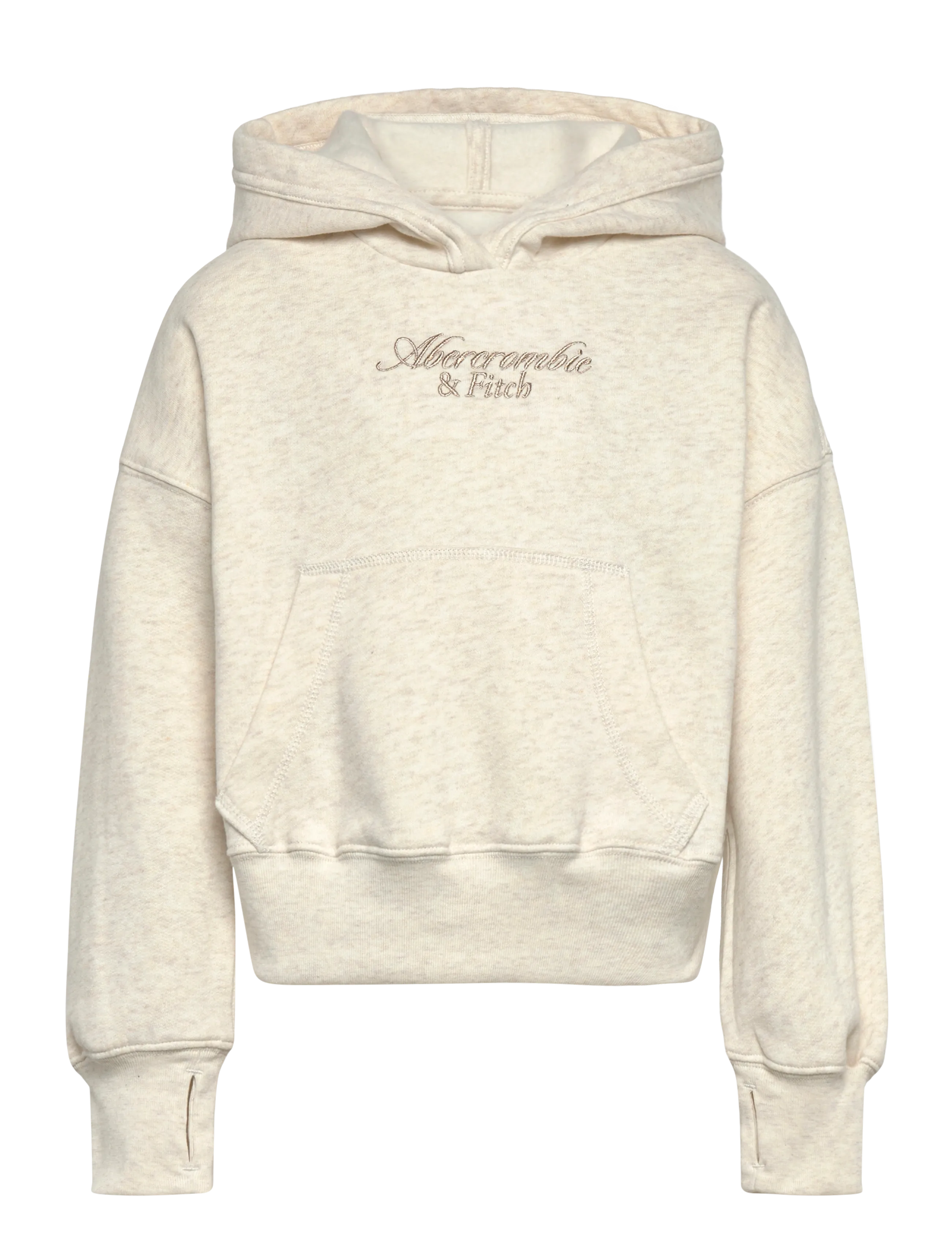 Abercrombie Kids PO-PULL-OVER HOODY - Abercrombie Kids - ANF OATMEAL HEATHER / cream