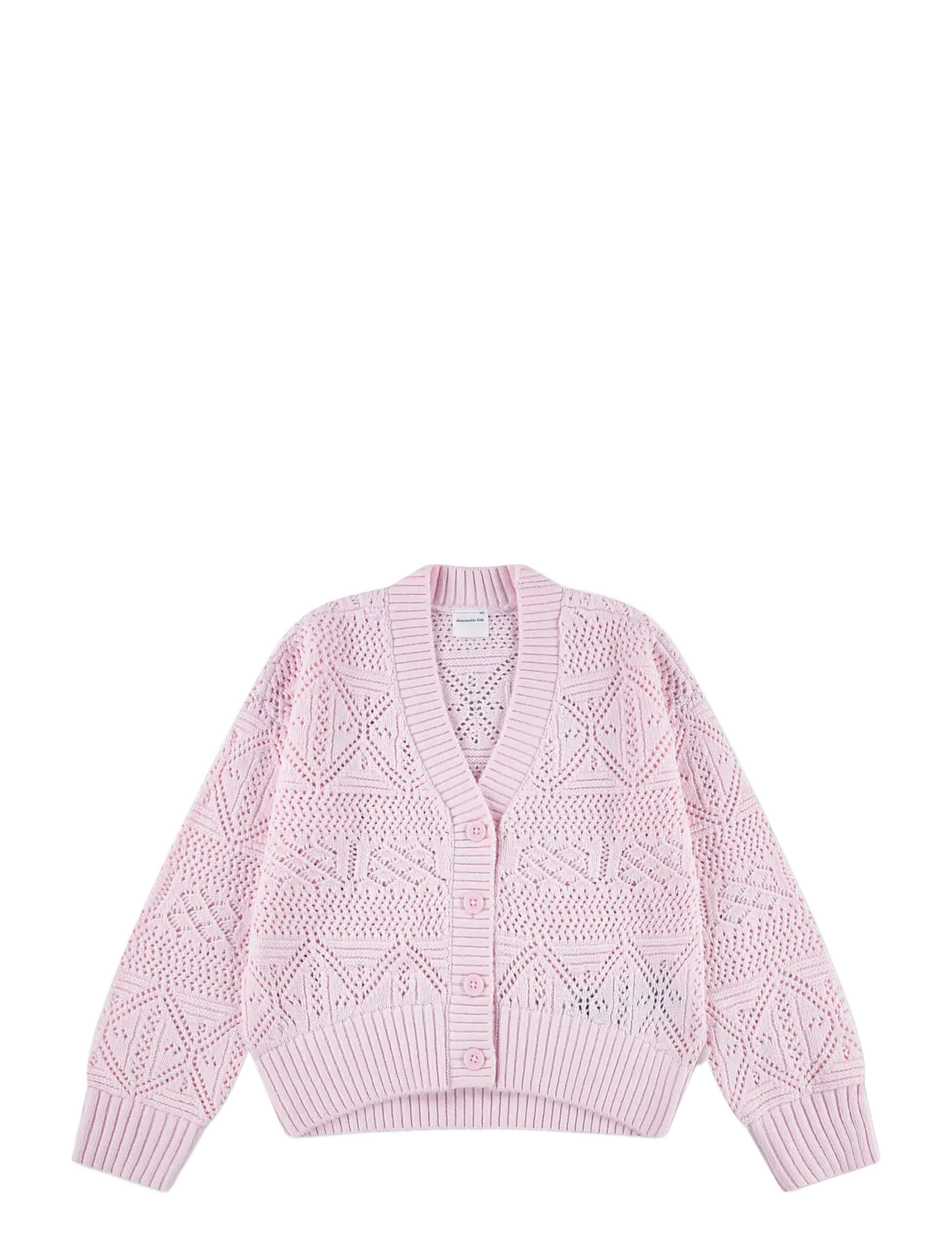 Abercrombie Kids G5-CARDIGAN - Oberteile - PINK MARSHMALLOW / pink/rose