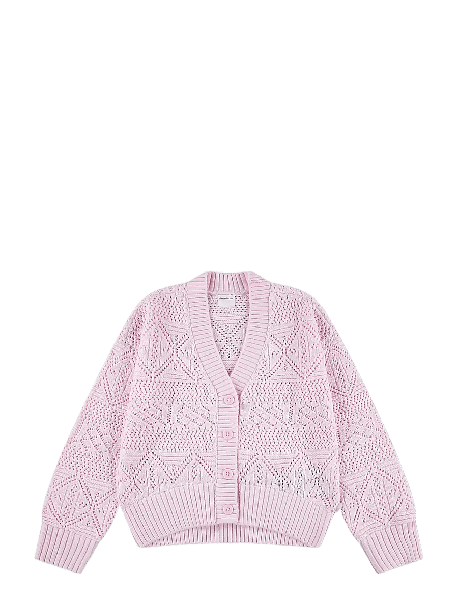 Abercrombie Kids - G5-CARDIGAN - cardigans - pink marshmallow - 0