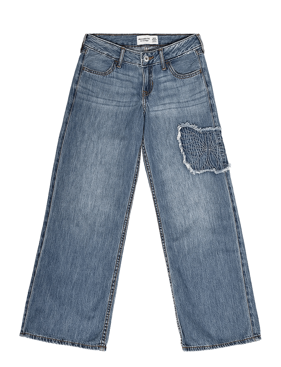 Abercrombie Kids - PX-DENIM PANTS - brede jeans - cabin blues - 0