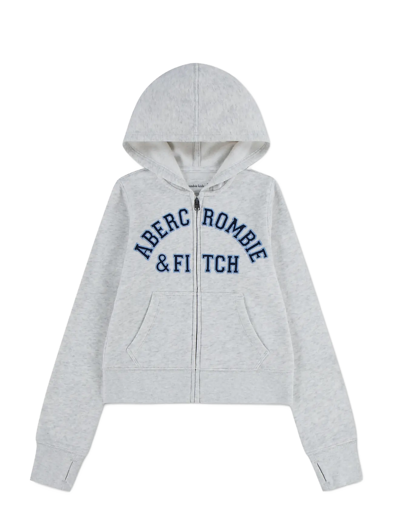 Abercrombie Kids ZH-FULL ZIP HOODY - Campaign - ANF LIGHT GREY HEATHER / grey