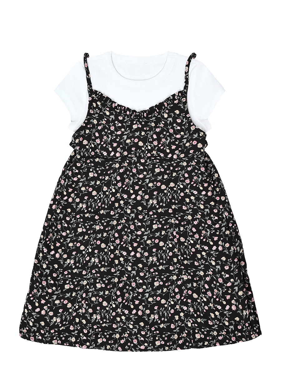Abercrombie Kids - DR-DRESS - stutterma hversdagskjólar - midnight floral - 0