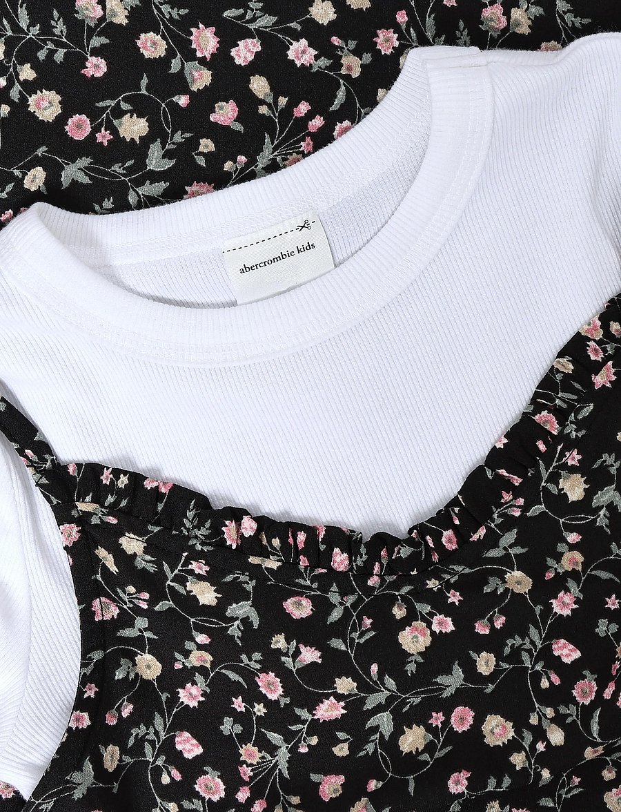 Abercrombie Kids - DR-DRESS - stutterma hversdagskjólar - midnight floral - 2