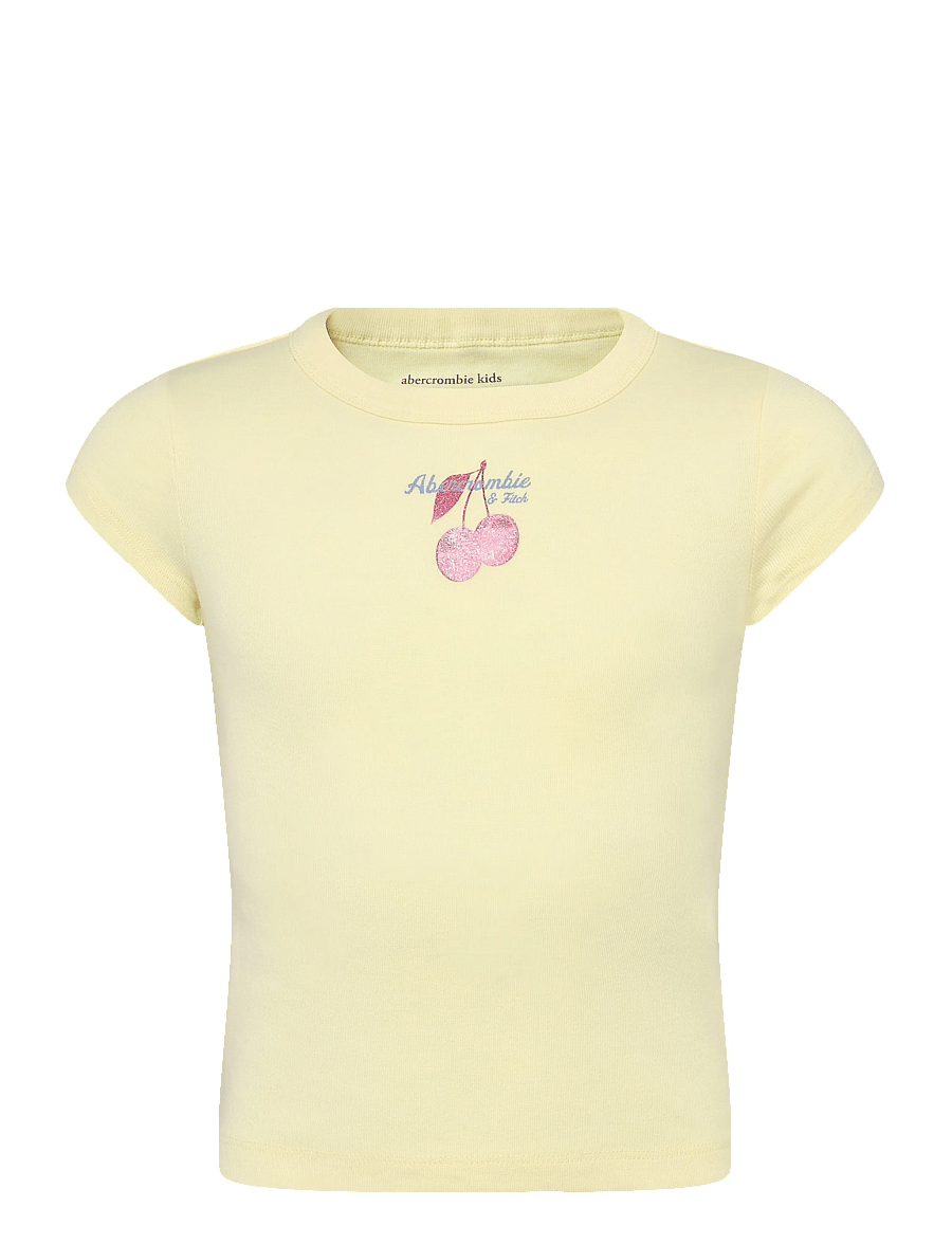 Abercrombie Kids - KT-S/S KNIT TOP - kortärmade t-shirts - flan - 0