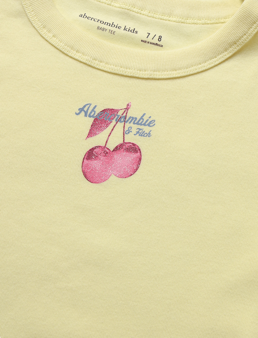 Abercrombie Kids - KT-S/S KNIT TOP - kortärmade t-shirts - flan - 2