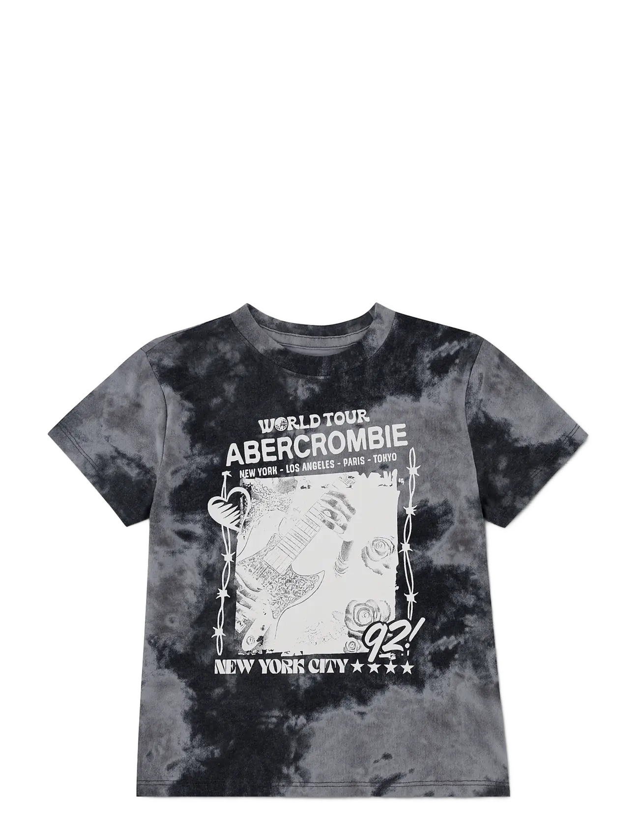 Abercrombie Kids TE-S/S TEE - Kurzärmelige - ANF ANTHRACITE / grey