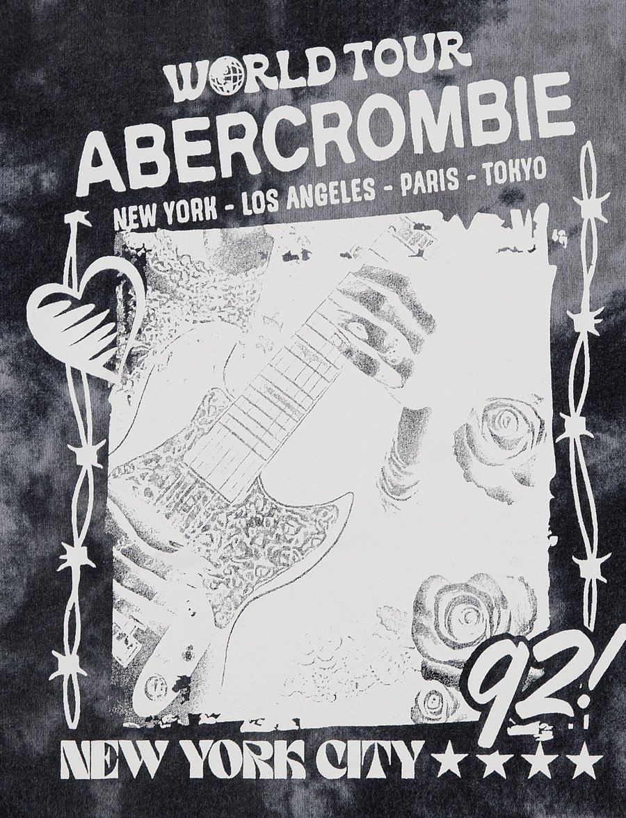Abercrombie Kids - TE-S/S TEE - kurzärmelige - anf anthracite - 0