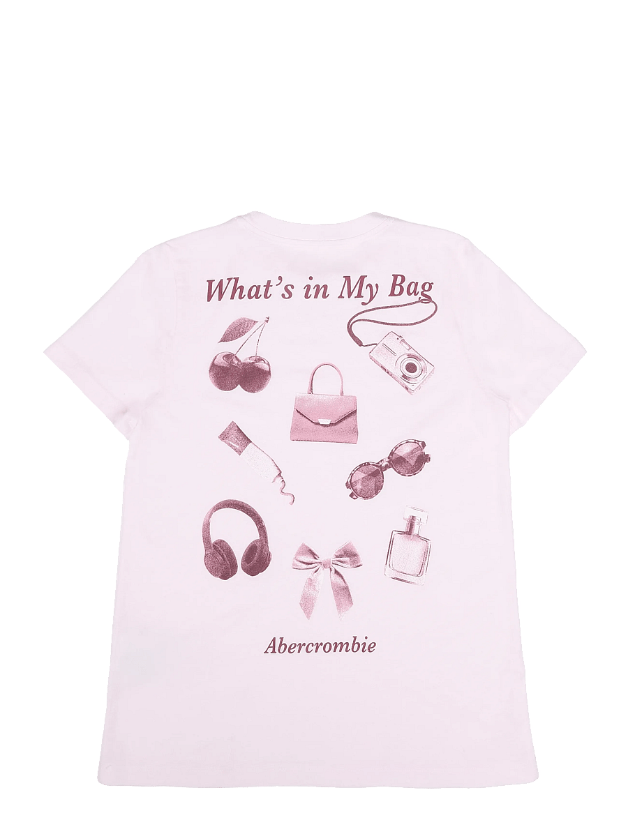 Abercrombie Kids - TE-S/S TEE - lühikeste varrukatega t-särgid - pink marshmallow - 1