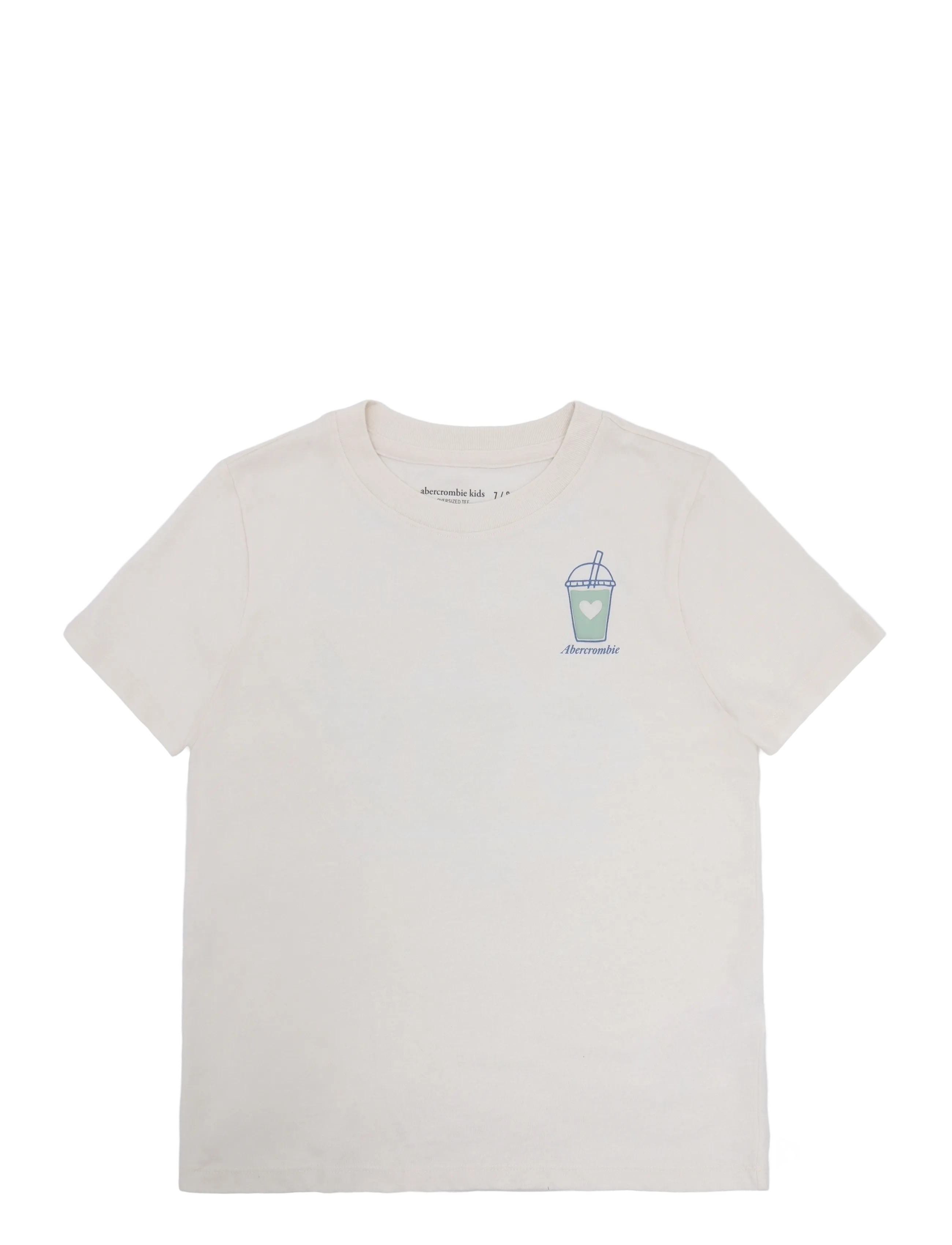 Abercrombie Kids TE-S/S TEE - Tagasi kooli - JET STREAM / cream