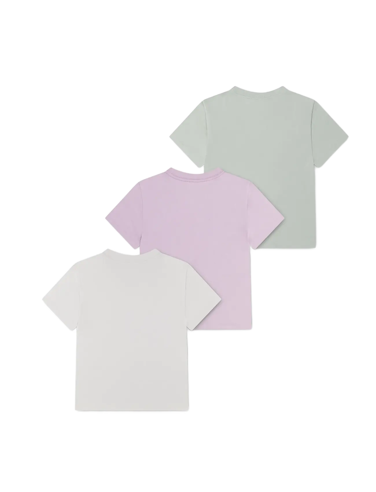 Abercrombie Kids - 3T-3PK SS TEE - kortärmade t-shirts - p0c-fair orchid - 1