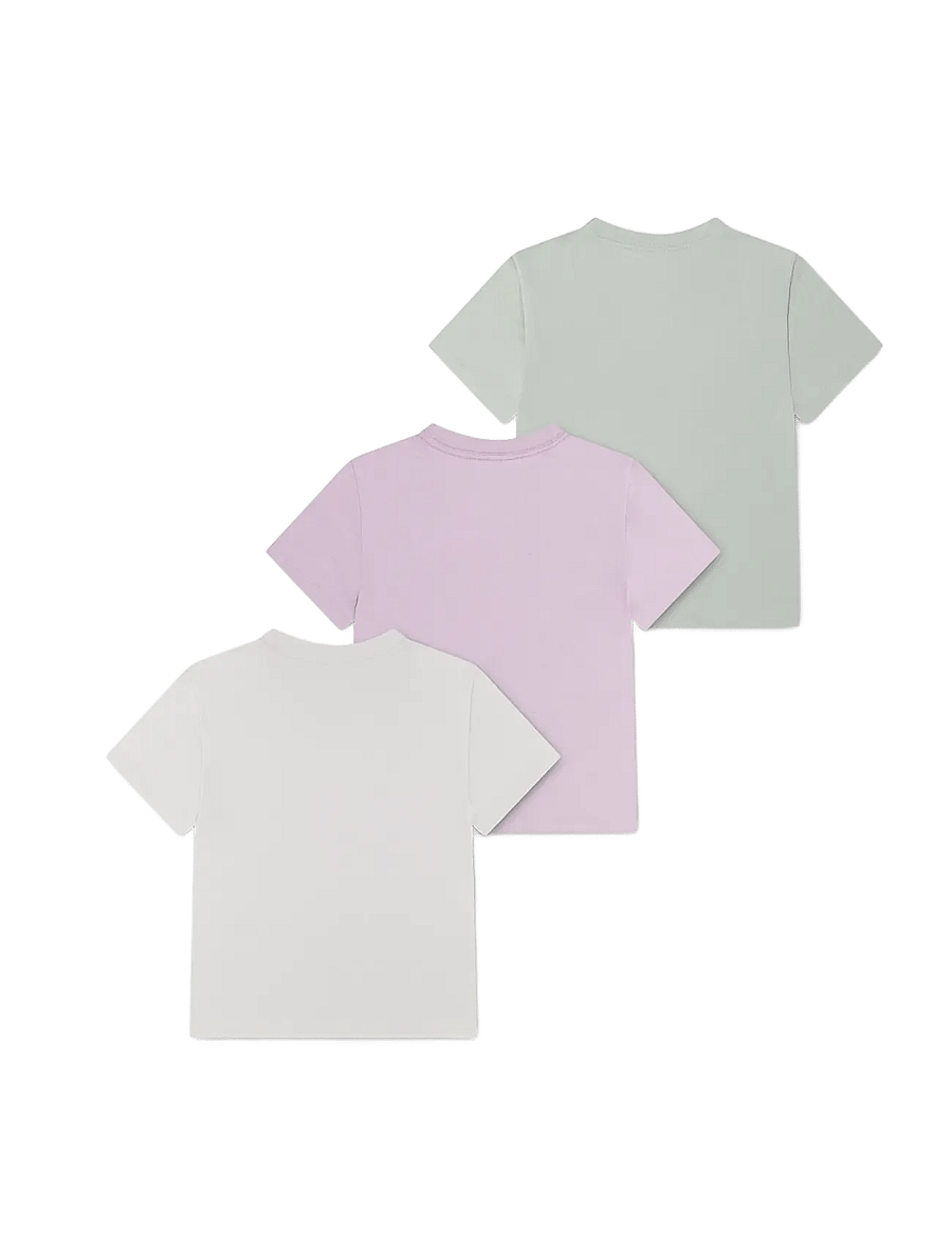 Abercrombie Kids - 3T-3PK SS TEE - kortärmade t-shirts - p0c-fair orchid - 1