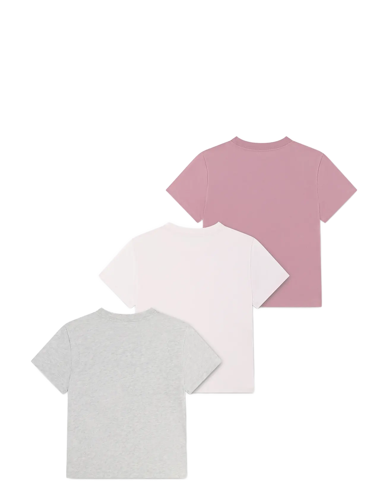 Abercrombie Kids - 3T-3PK SS TEE - kortärmade t-shirts - pink marshmallow - 1
