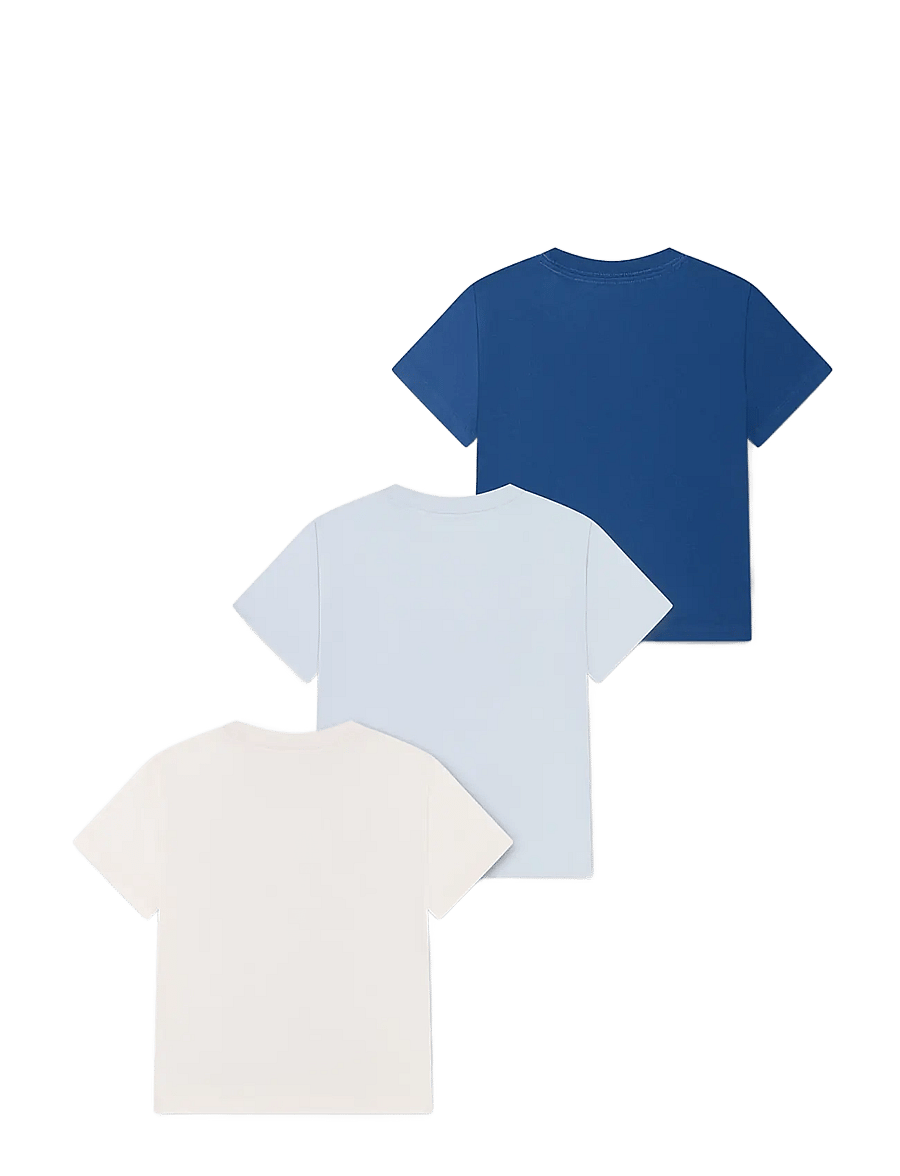 Abercrombie Kids - 3T-3PK SS TEE - kortärmade t-shirts - skyway - 1