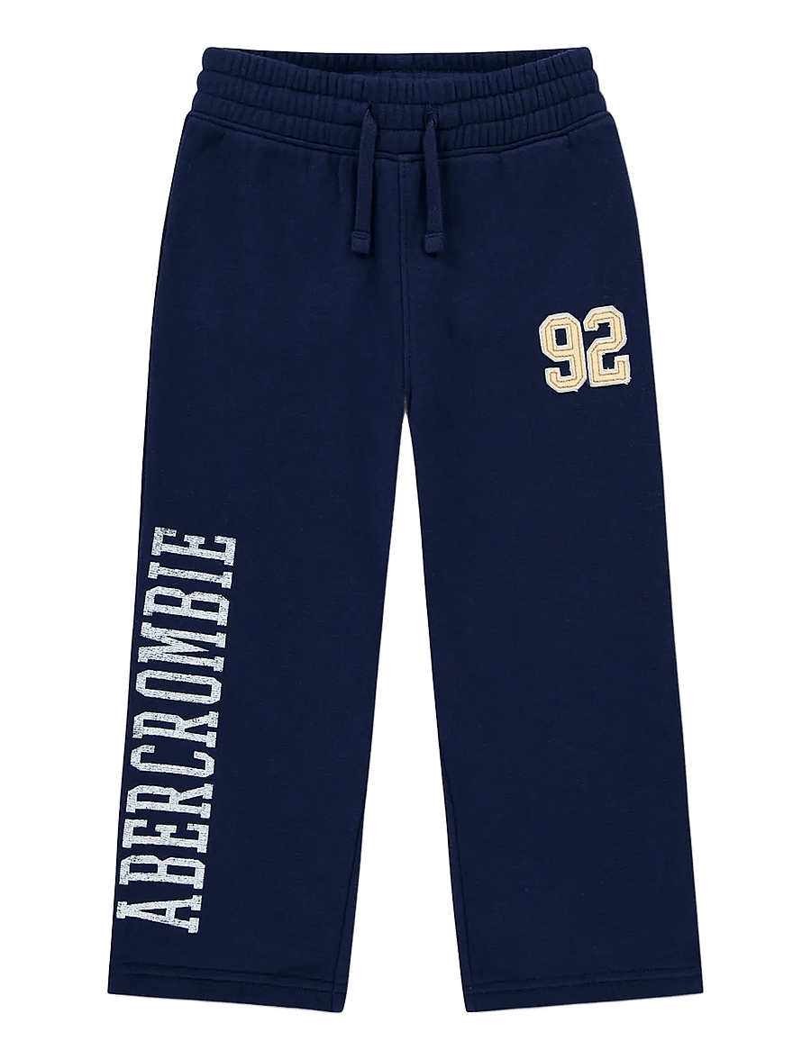 Abercrombie Kids - F7-FLEECE PANT - mjukisbyxor - blue - 0
