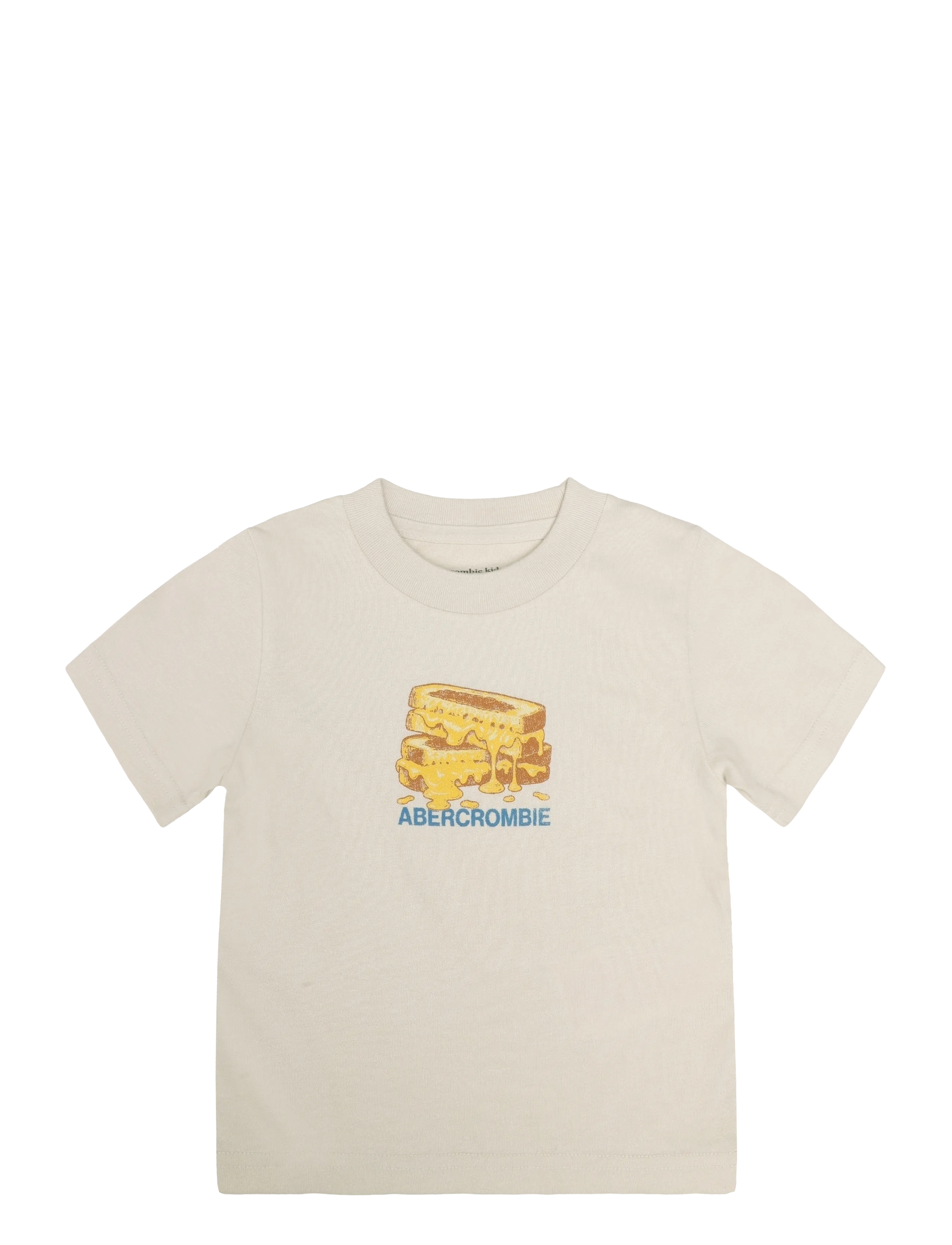 Abercrombie Kids TE-S/S TEE - Tagasi kooli - OATMEAL / cream