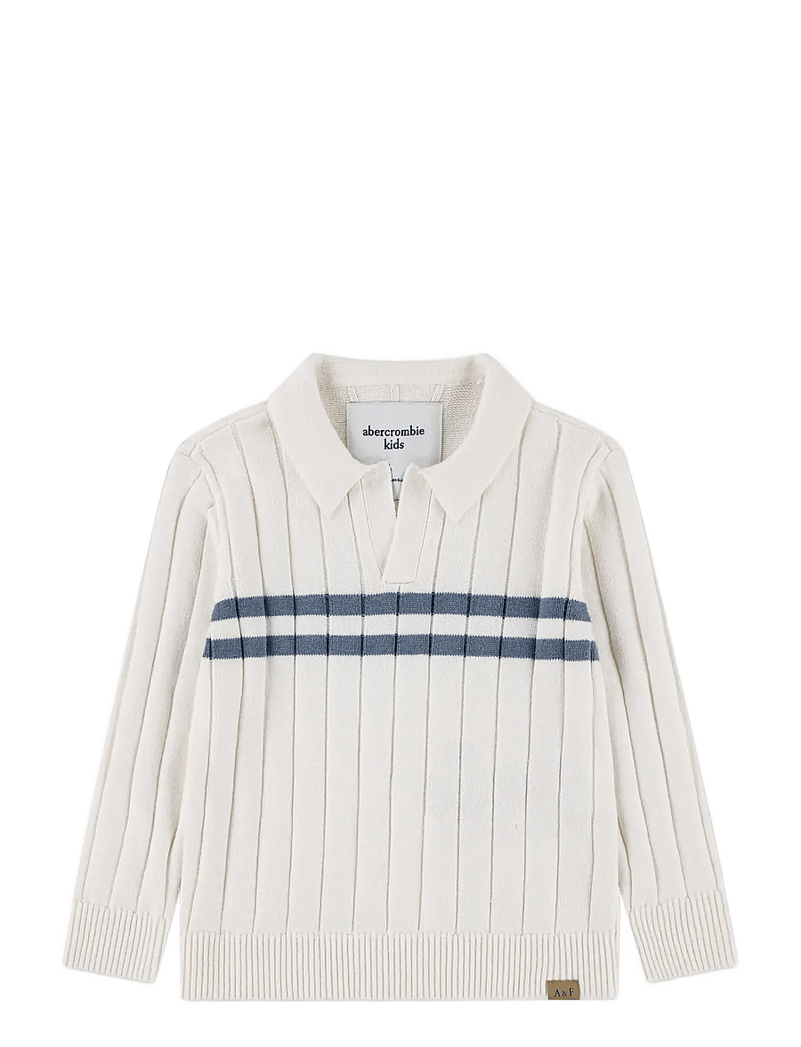 Abercrombie Kids - SR-SWEATER - langärmelig poloshirt - jet stream - 0