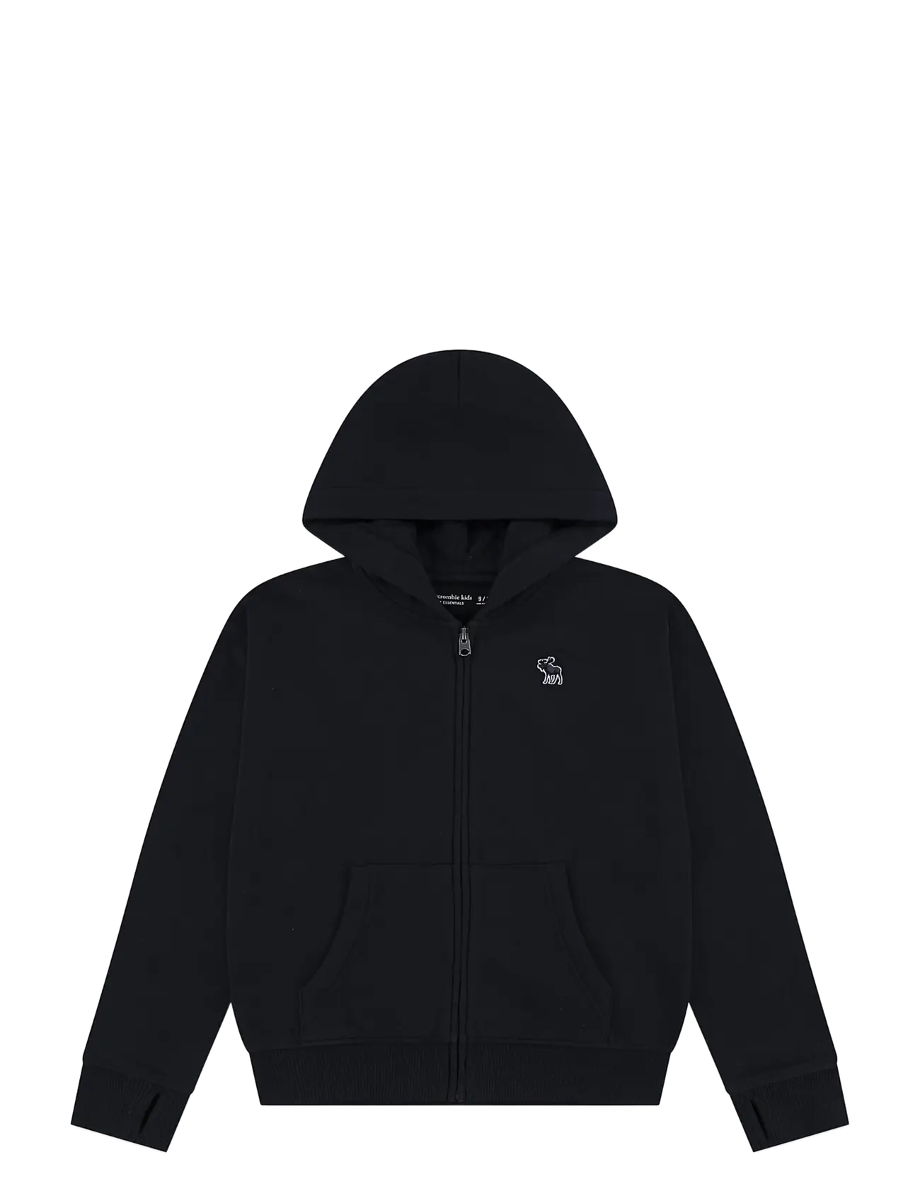 Abercrombie Kids ZH-FULL ZIP HOODY - Tagasi kooli - ANF ANTHRACITE / black