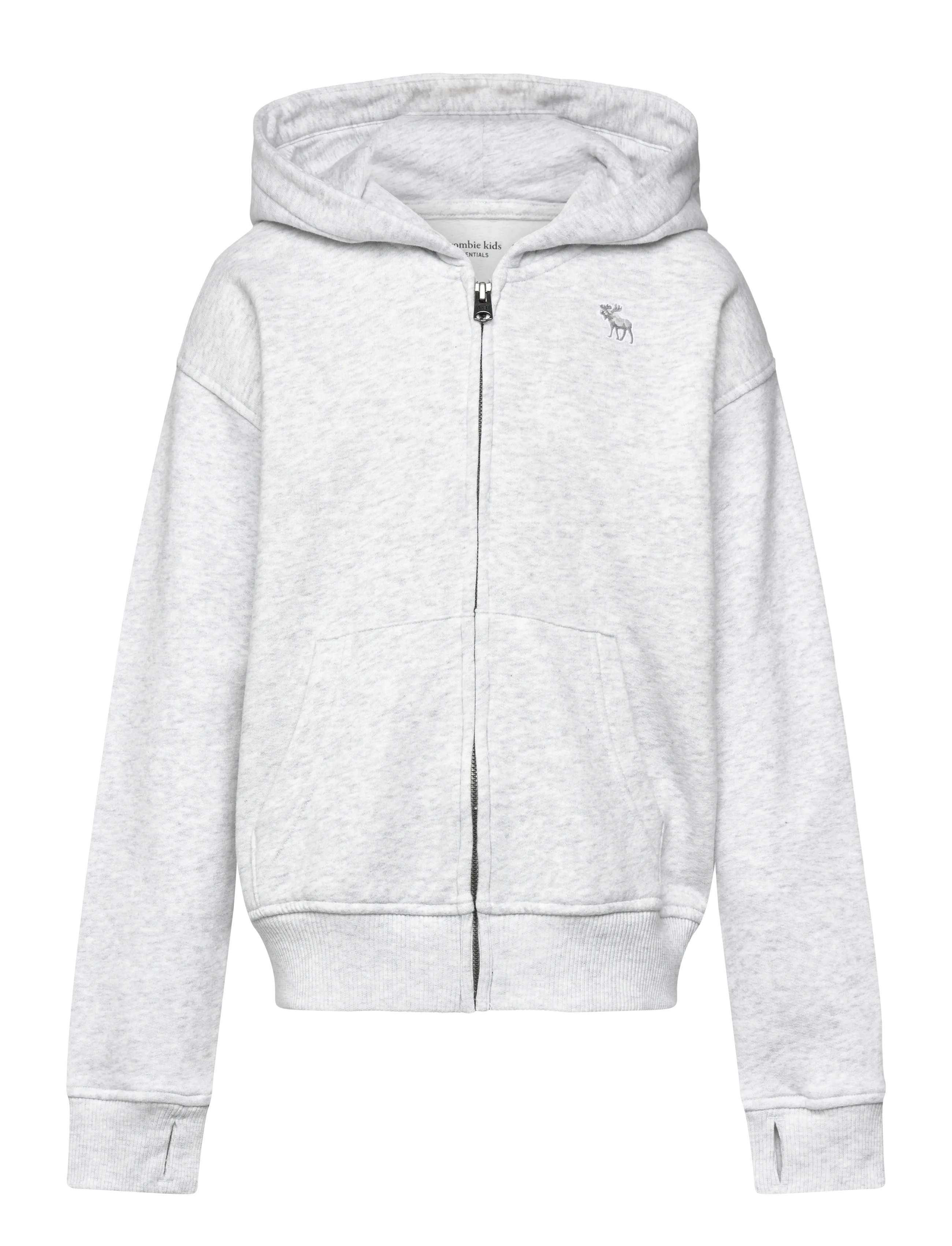Abercrombie Kids ZH-FULL ZIP HOODY - Abercrombie Kids - ANF LIGHT GREY HEATHER / grey