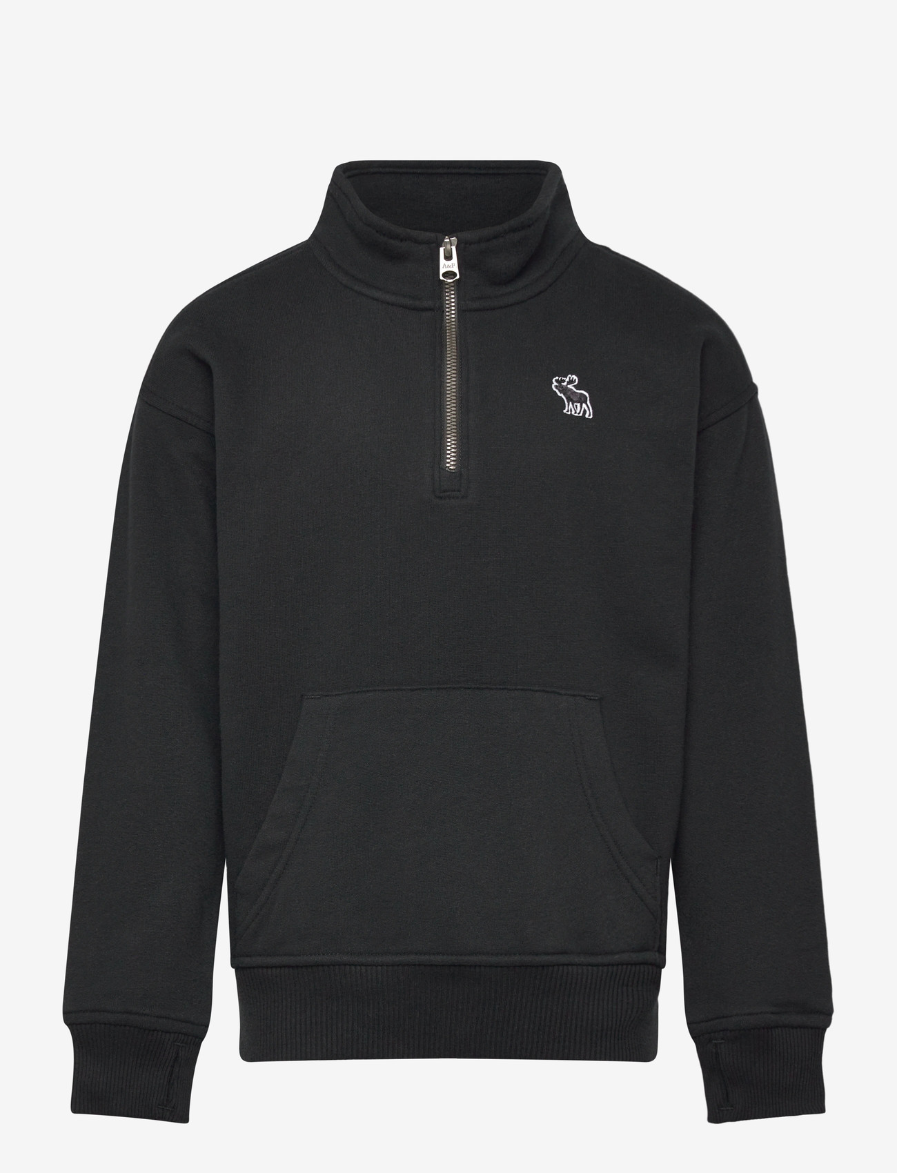 Abercrombie Kids - HZ-1/2 ZIP TOP - sweatshirts - anf anthracite - 0