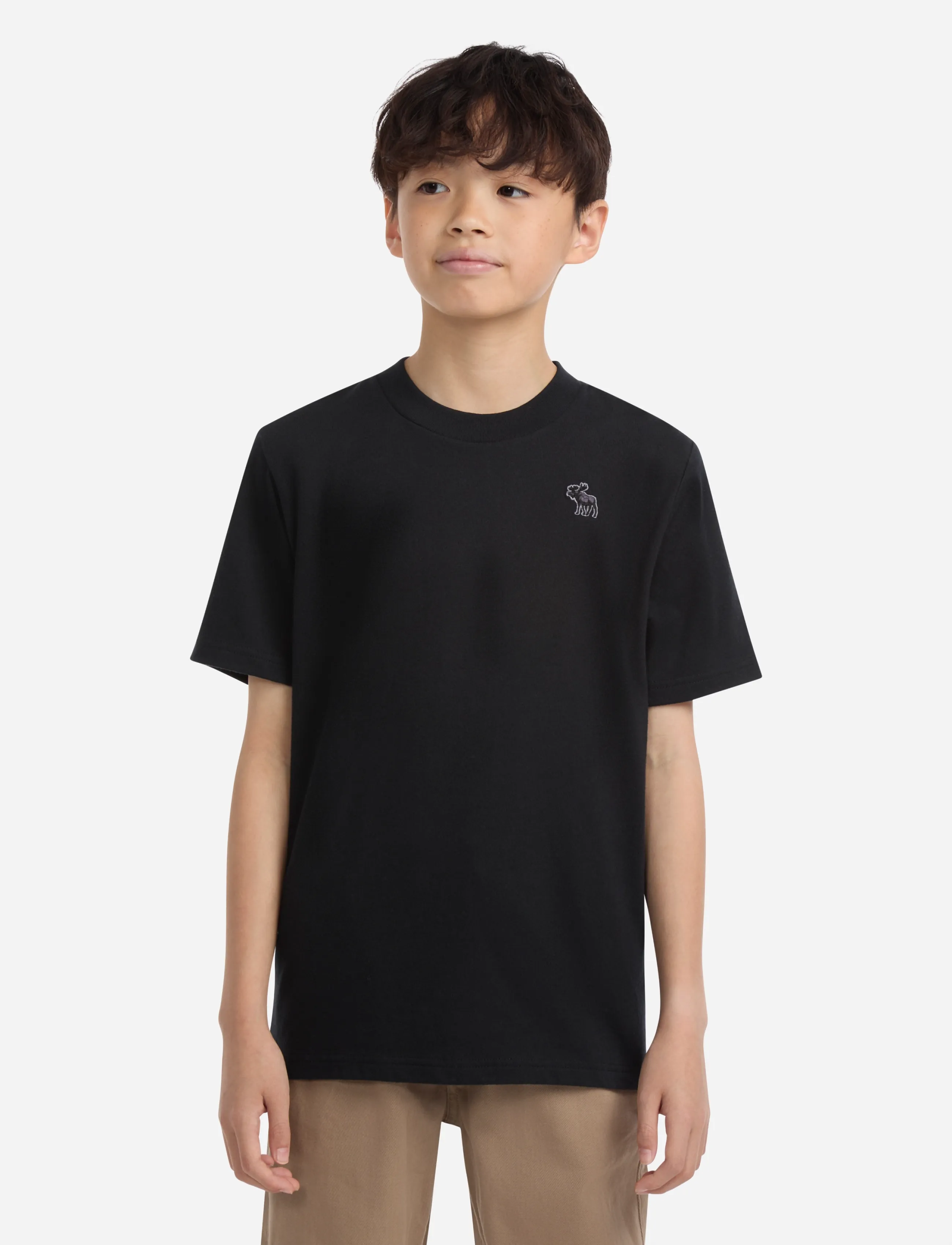 Abercrombie Kids TE-S/S TEE - Kurzärmelige - ANF ANTHRACITE / black