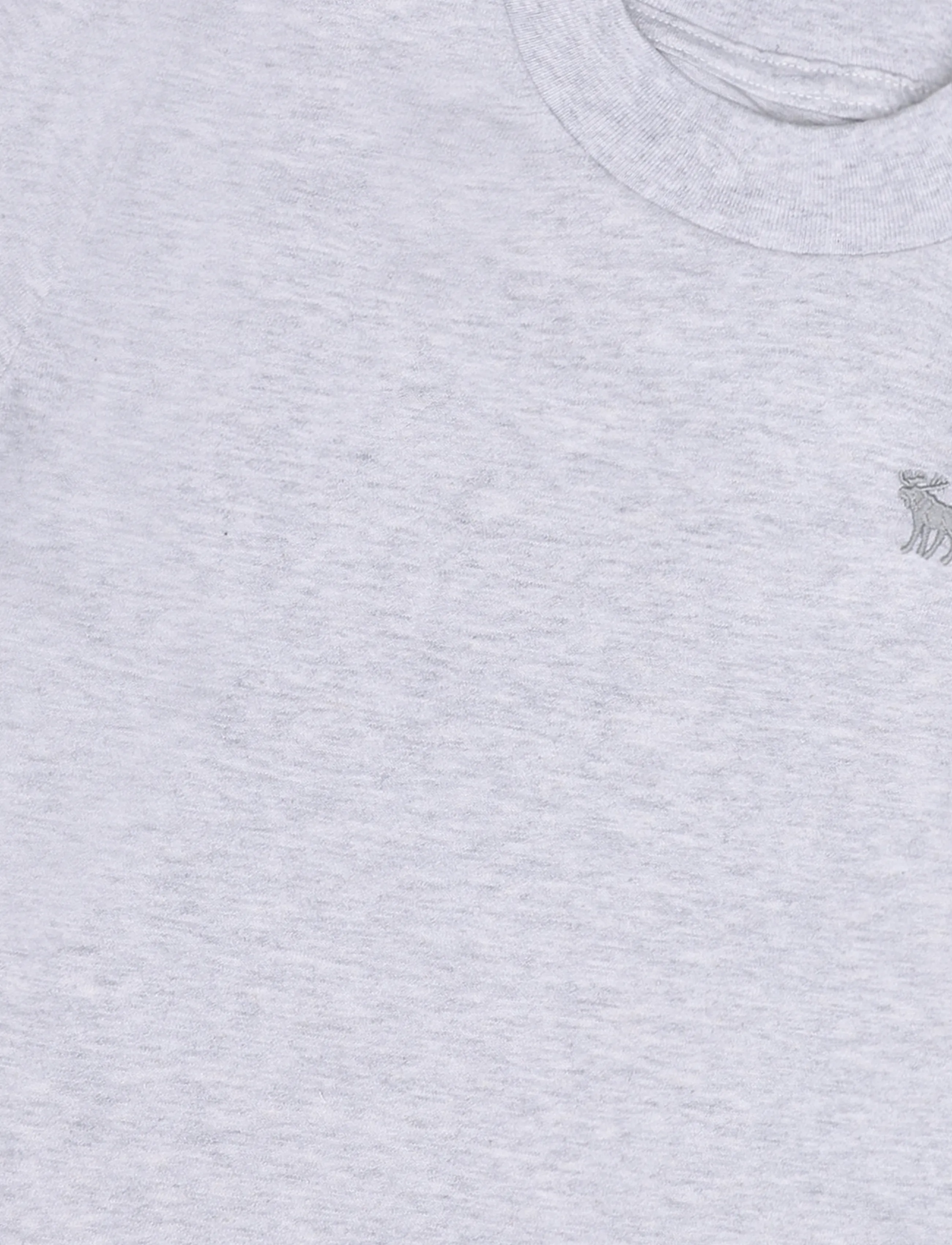 Abercrombie Kids - TE-S/S TEE - kortärmade t-shirts - anf light grey heather - 5