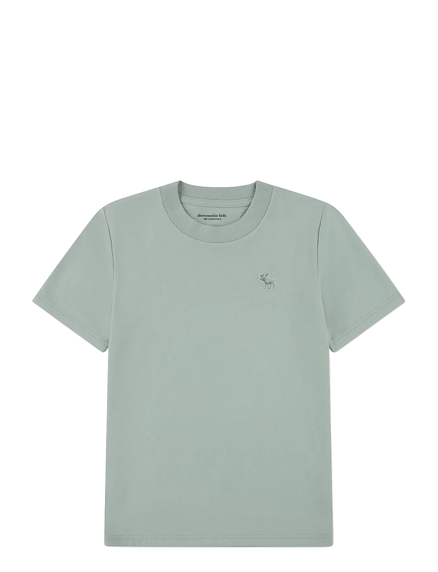 Abercrombie Kids - TE-S/S TEE - short-sleeved t-shirts - silt green - 0