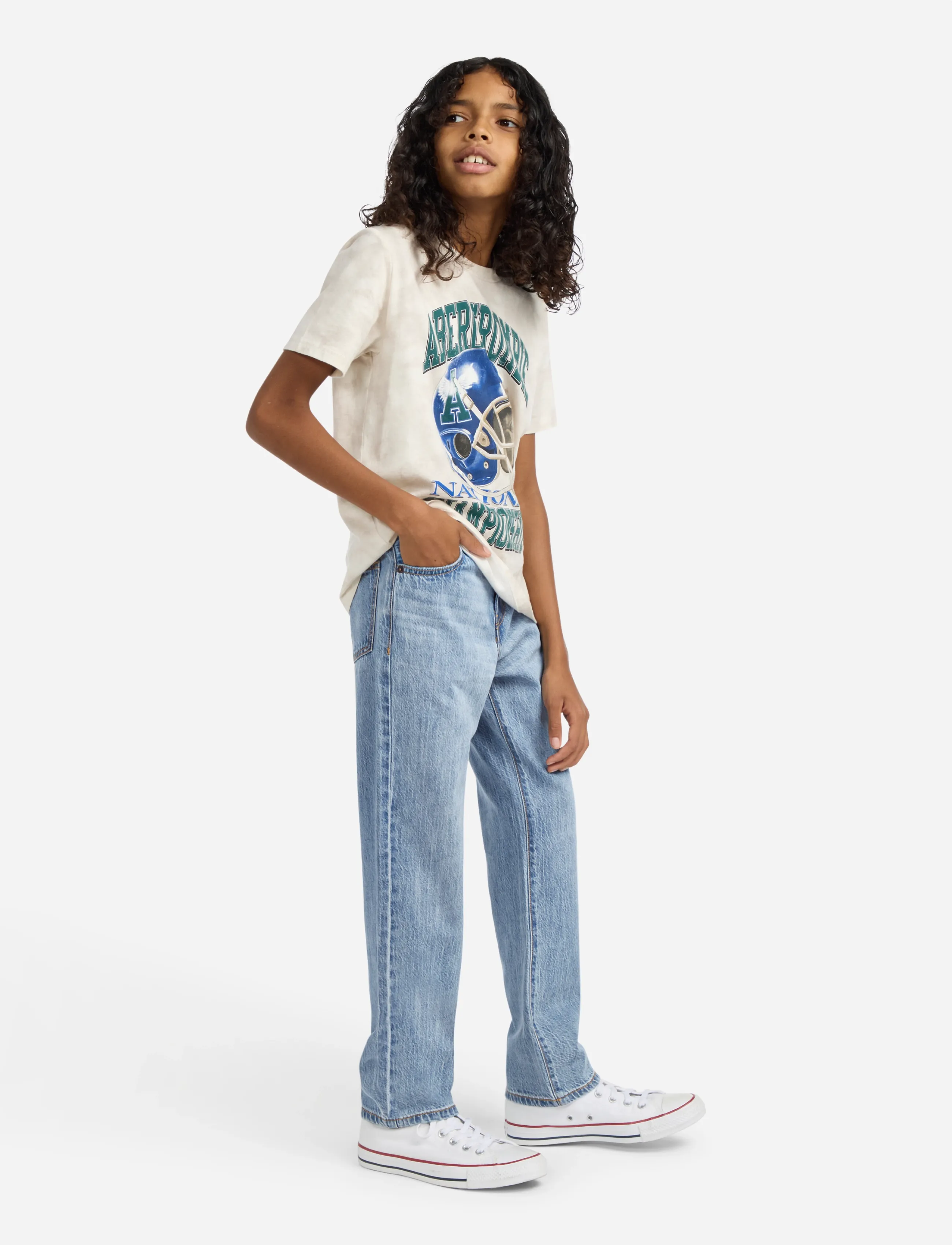 Abercrombie Kids - PX-DENIM PANTS - loose jeans - legit - 4