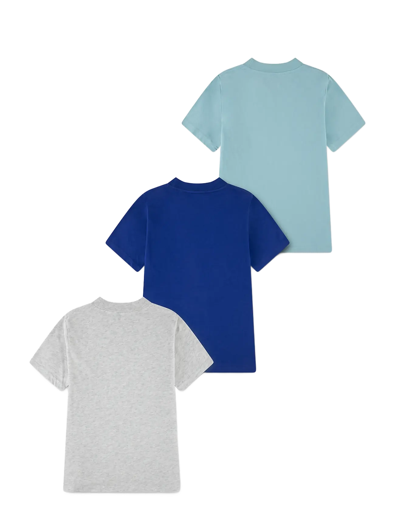 Abercrombie Kids - 3T-3PK SS TEE - kortærmede t-shirts - anf light grey heather - 1