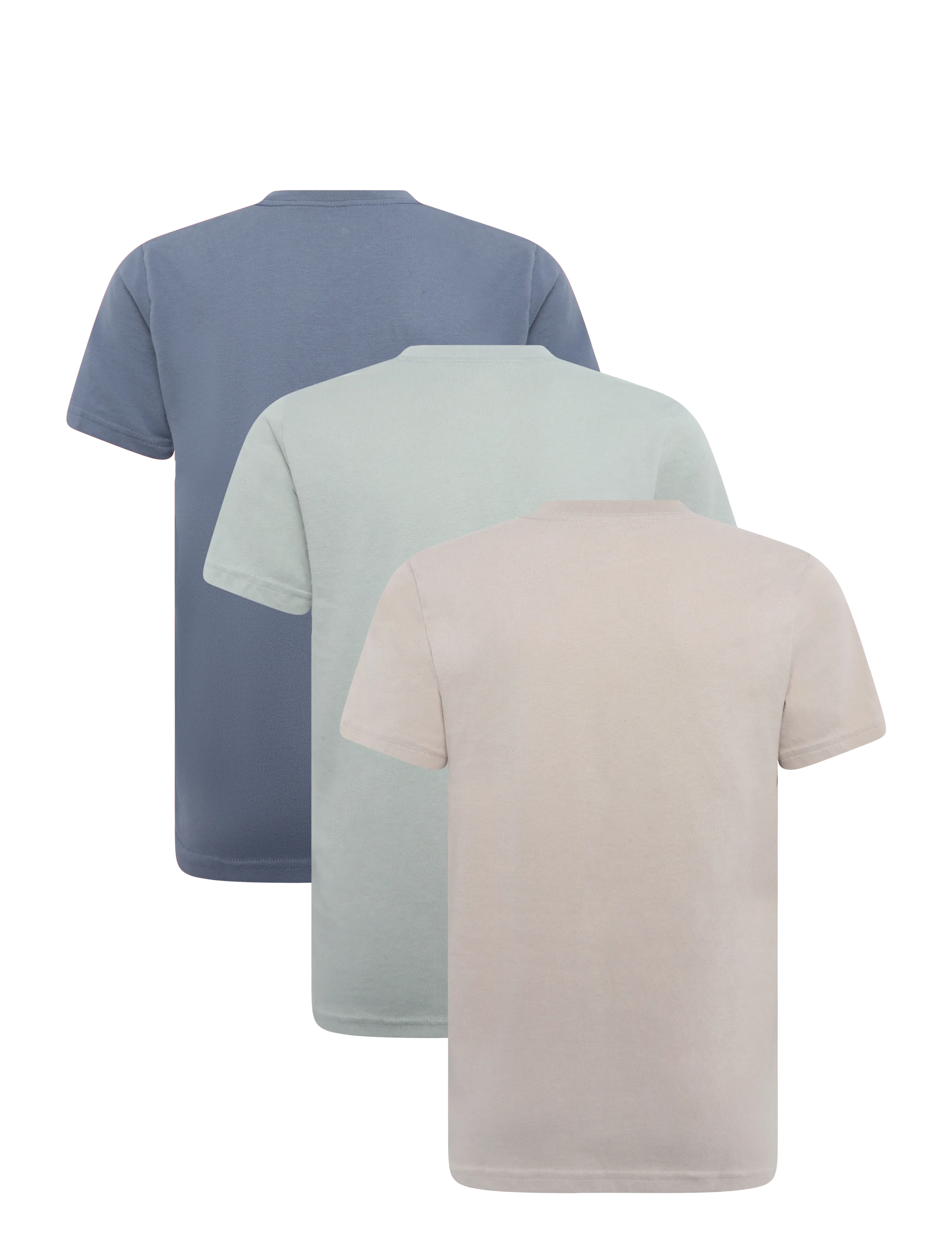 Abercrombie Kids - 3T-3PK SS TEE - kortærmede t-shirts - chateau gray - 1