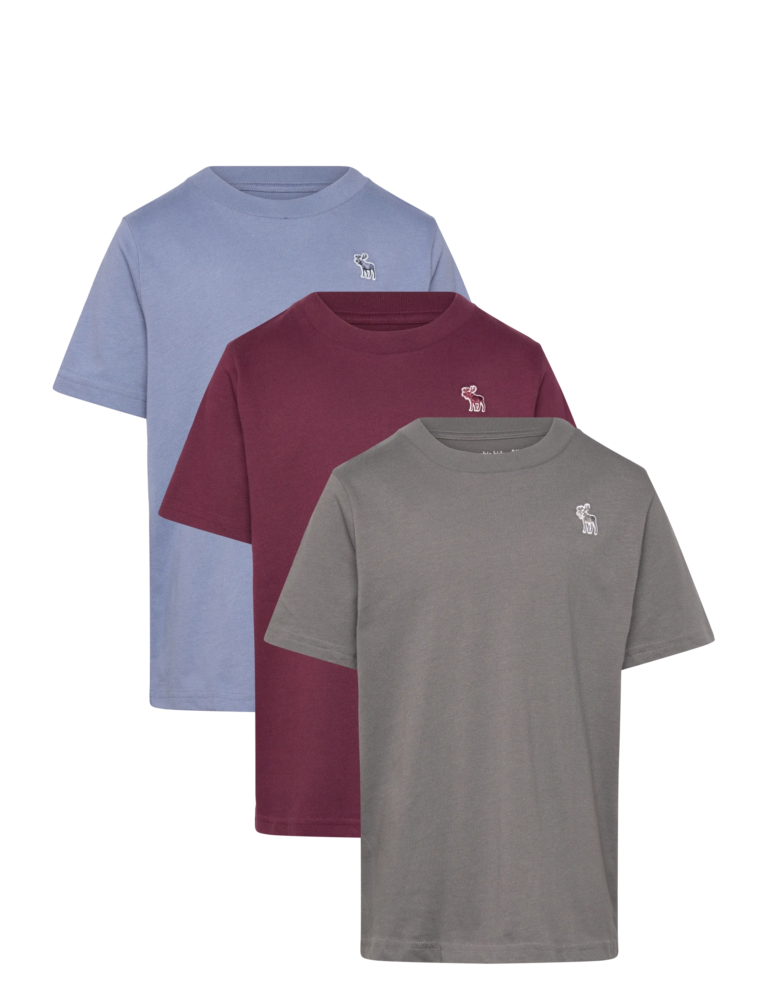 Abercrombie Kids 3T-3PK SS TEE - Abercrombie Kids - FIG / multi