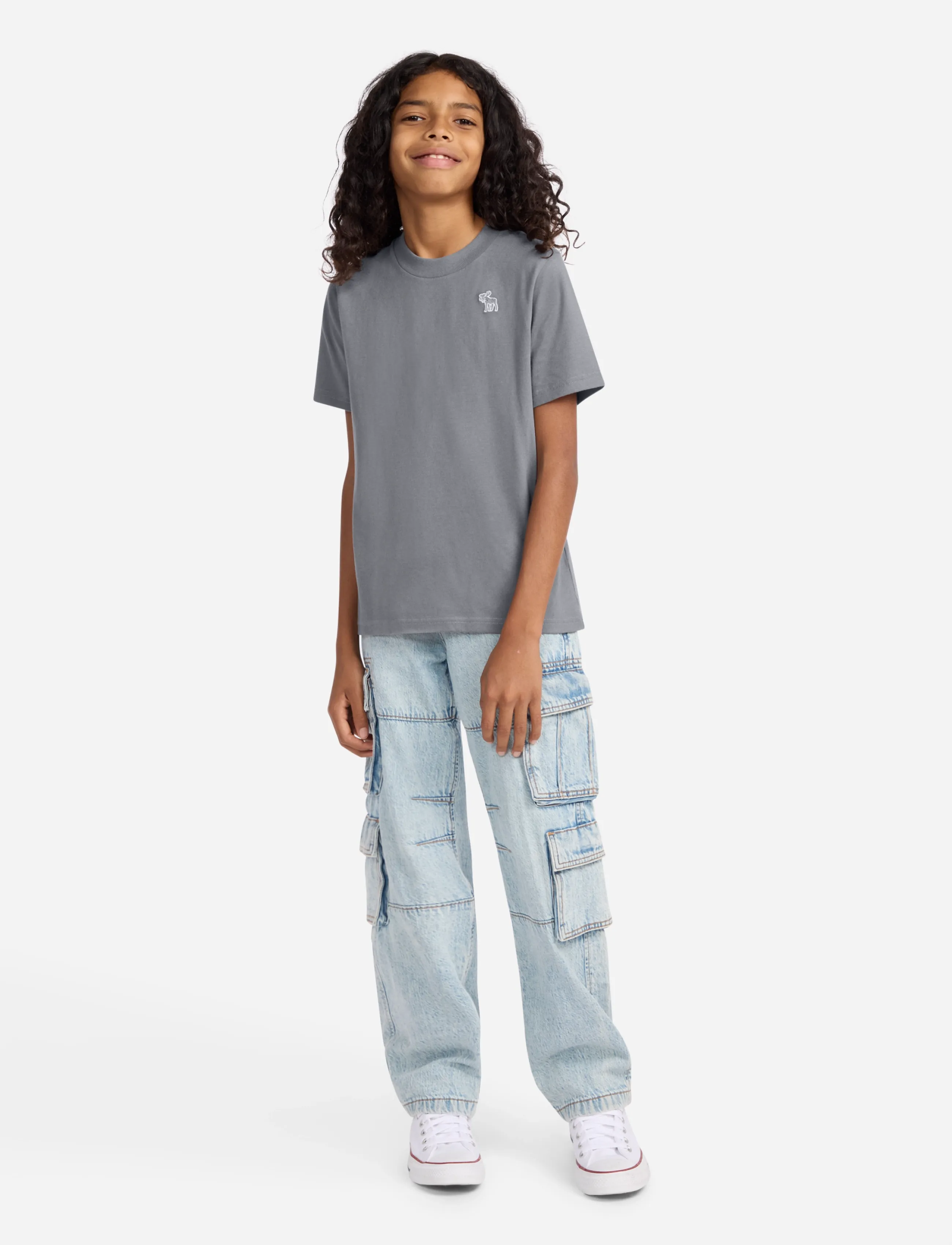 Abercrombie Kids 3T-3PK SS TEE - Kurzärmelige - FIG / multi