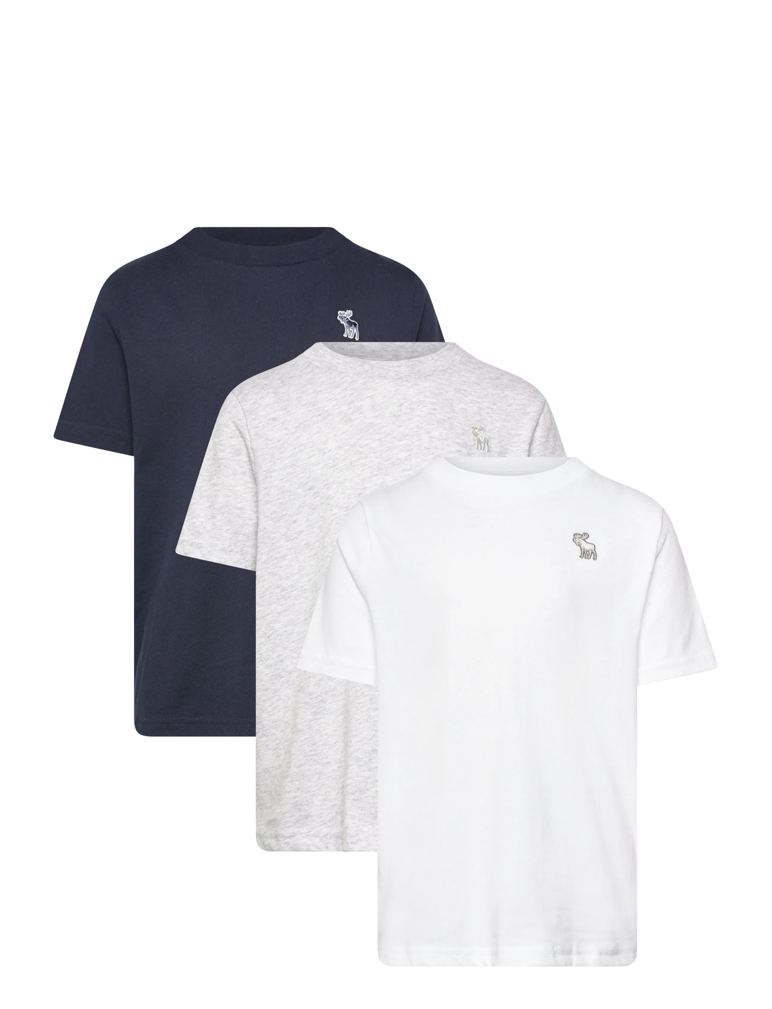 Abercrombie Kids 3T-3PK SS TEE - Overdele - NAVY BLAZER / navy