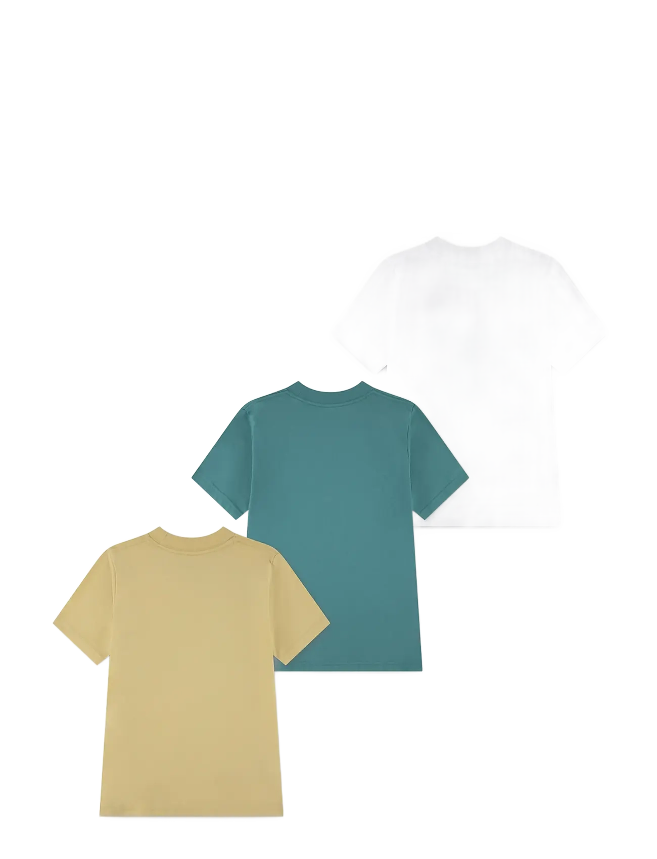Abercrombie Kids - 3T-3PK SS TEE - kurzärmelige - straw - 1
