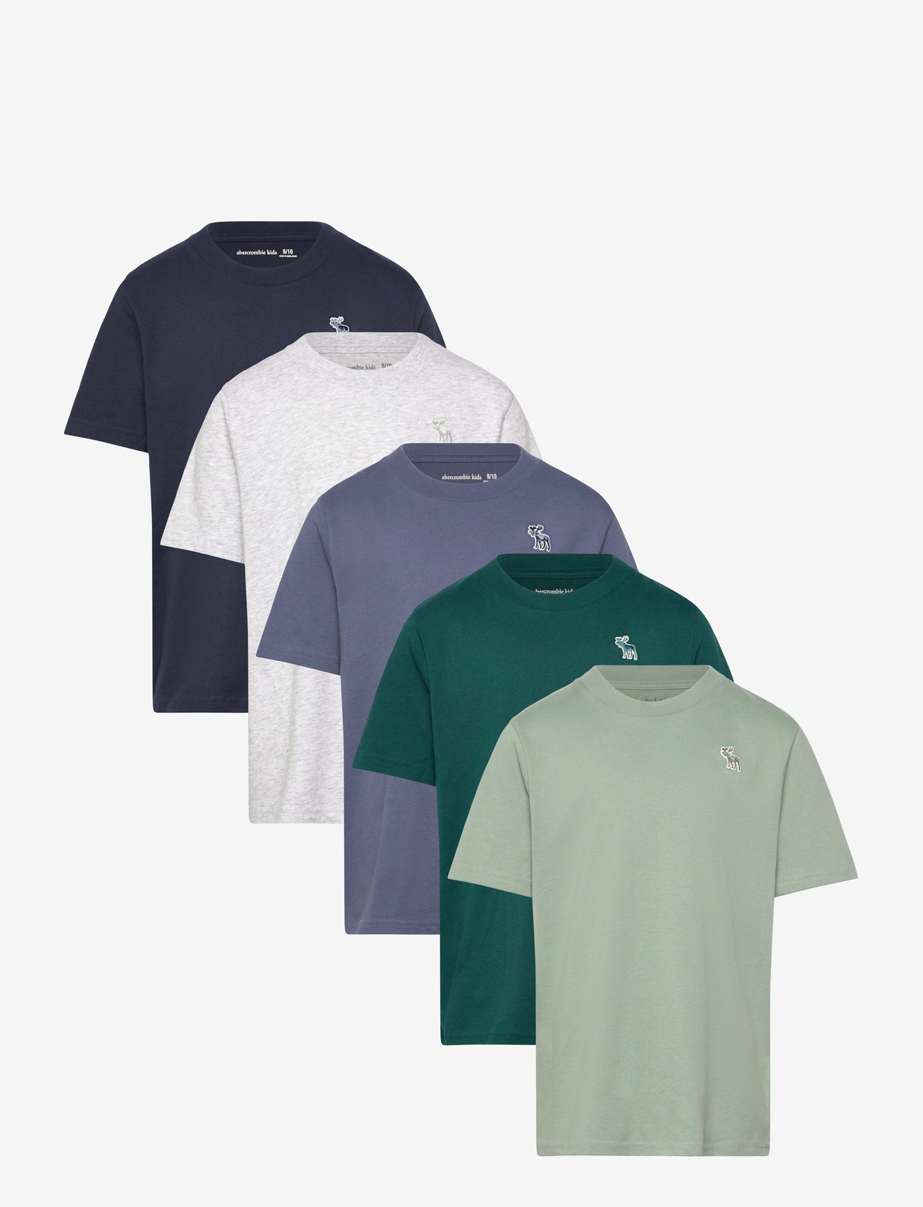 Abercrombie Kids - TY-5PK TEES - kortærmede t-shirts - navy blazer - 0