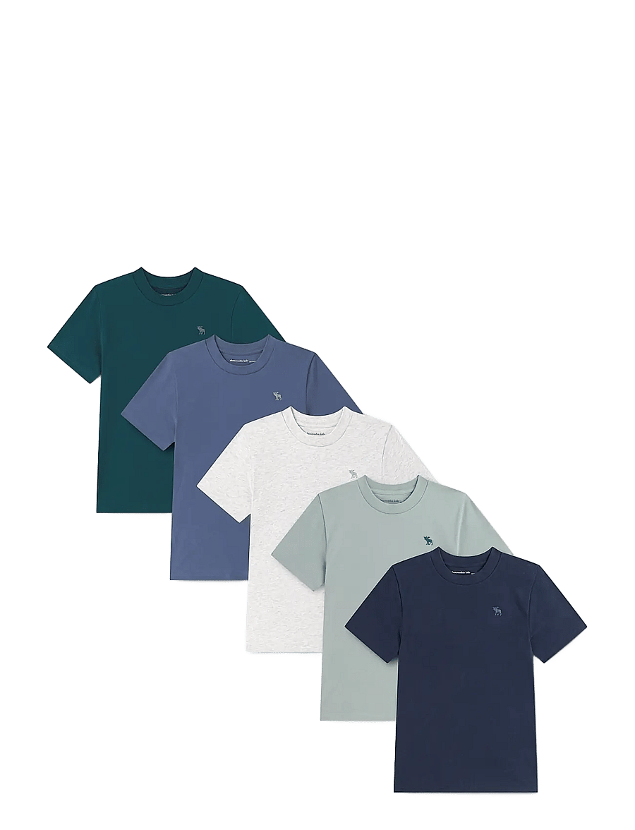 Abercrombie Kids - TY-5PK TEES - kurzärmelige - navy blazer - 1