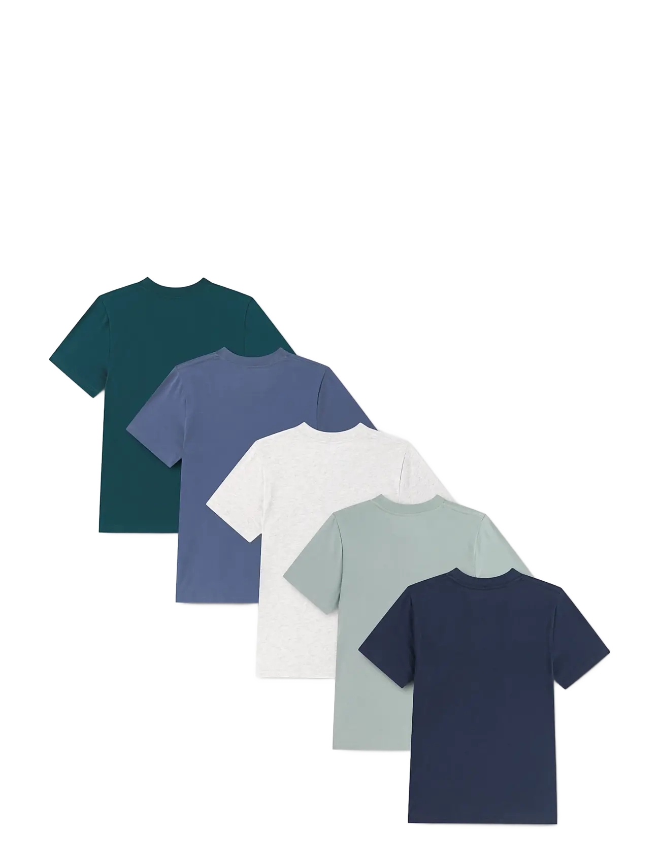 Abercrombie Kids - TY-5PK TEES - lühikeste varrukatega t-särgid - navy blazer - 2