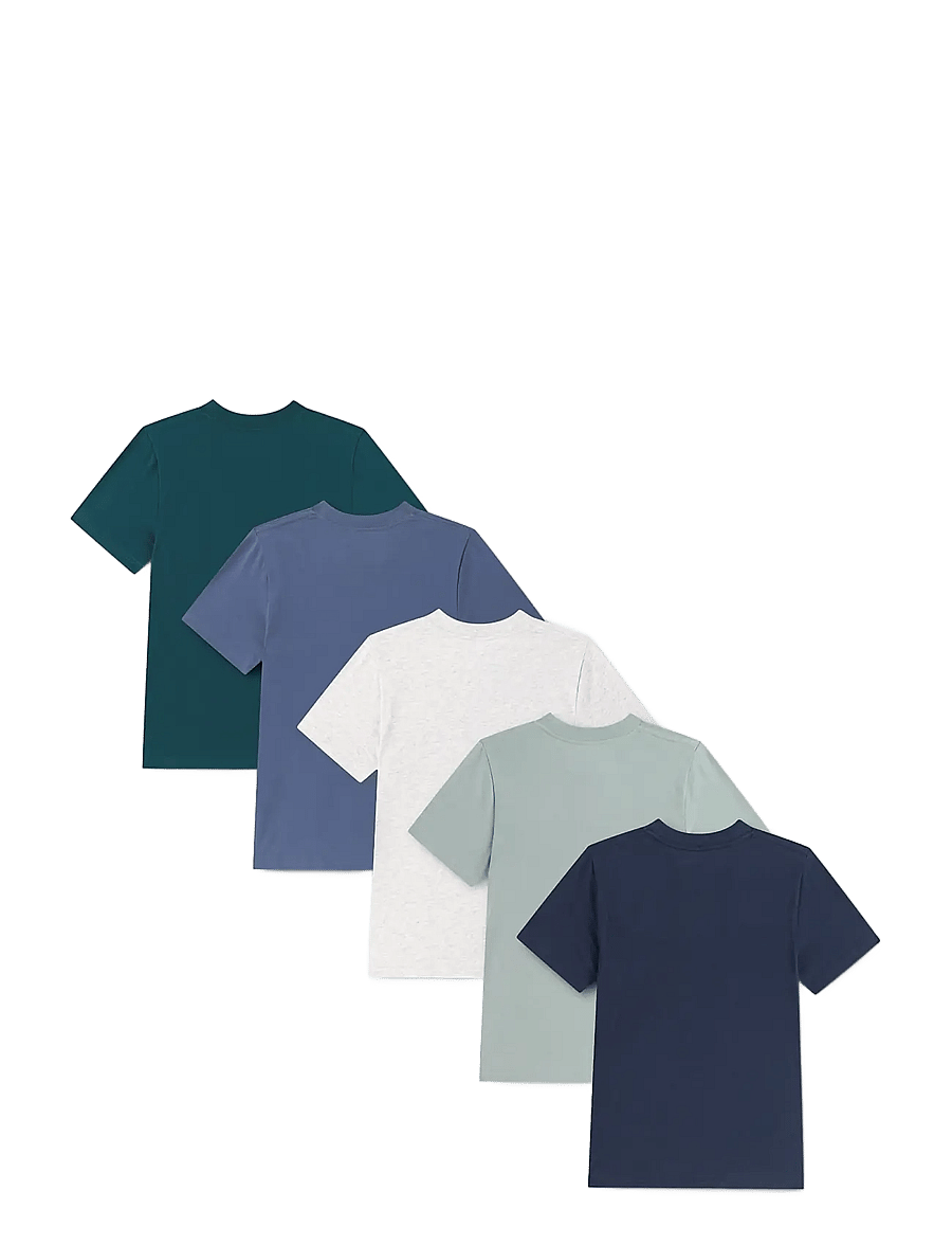 Abercrombie Kids - TY-5PK TEES - kurzärmelige - navy blazer - 2