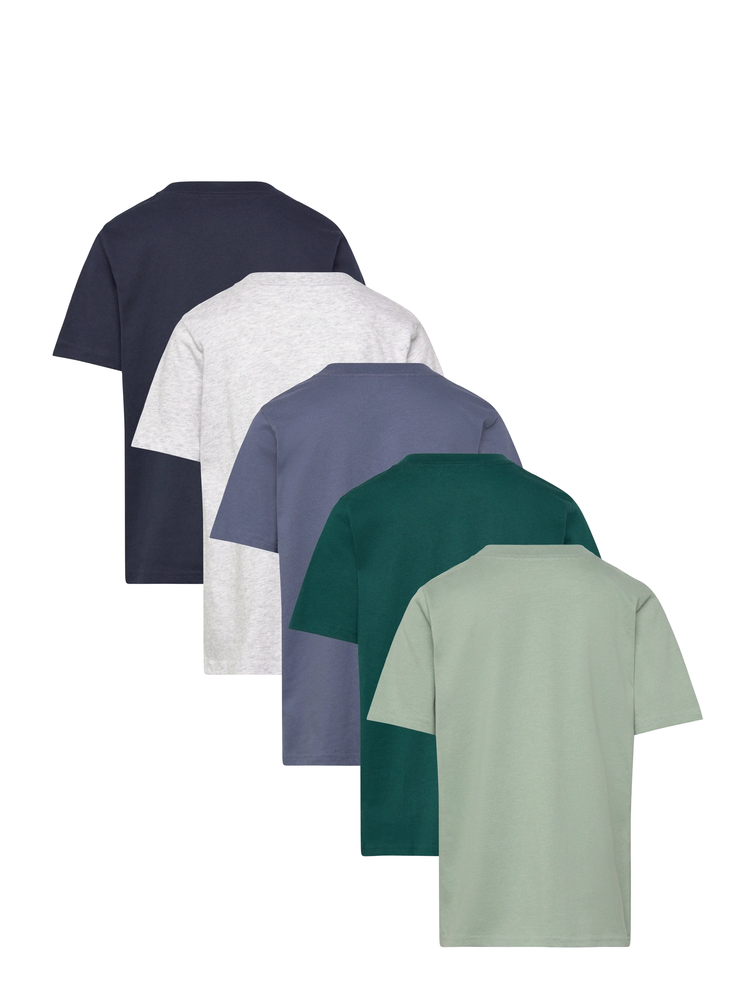Abercrombie Kids - TY-5PK TEES - stutterma bolir - navy blazer - 1